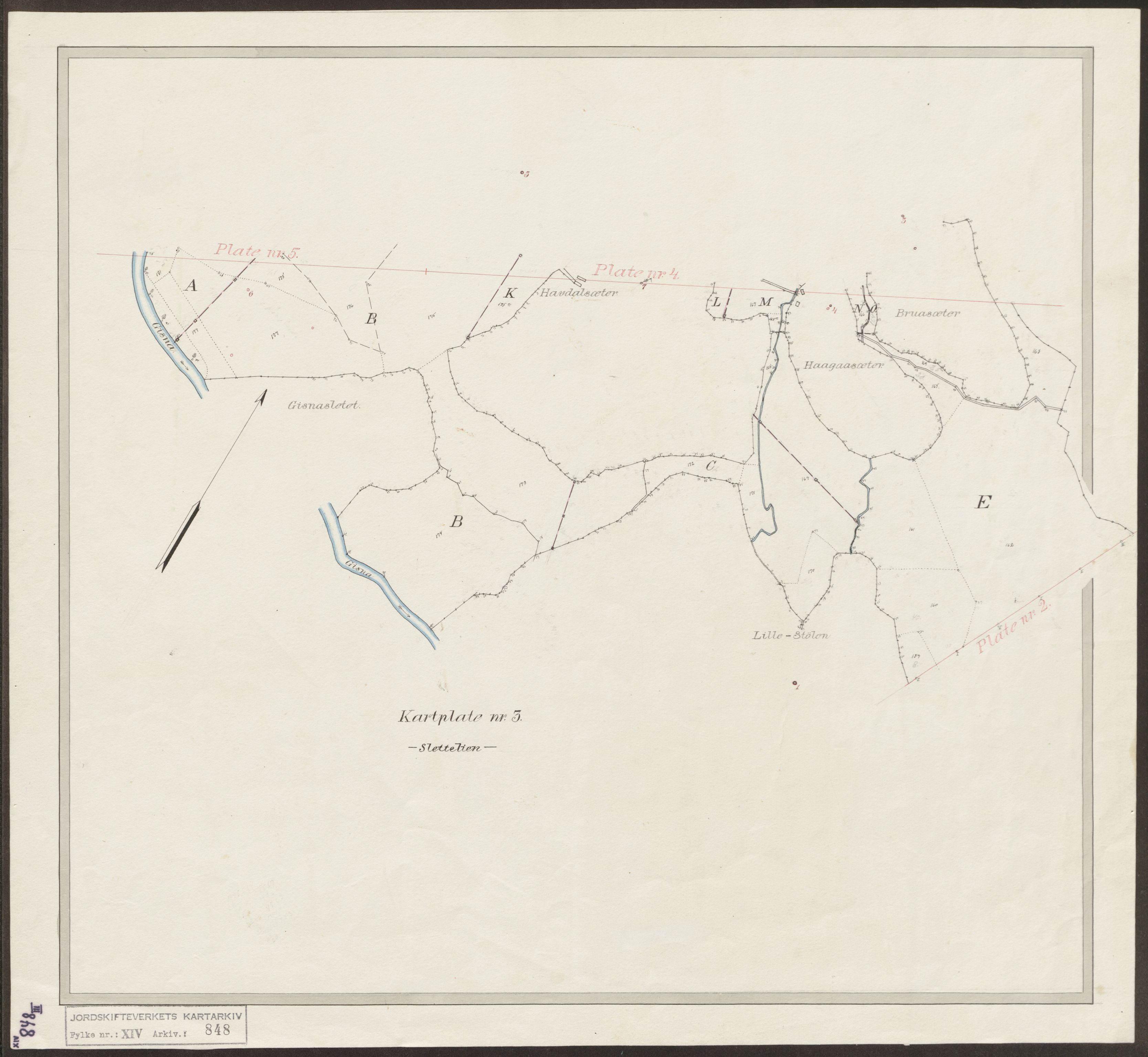 Jordskifteverkets kartarkiv, AV/RA-S-3929/T, 1859-1988, s. 1308