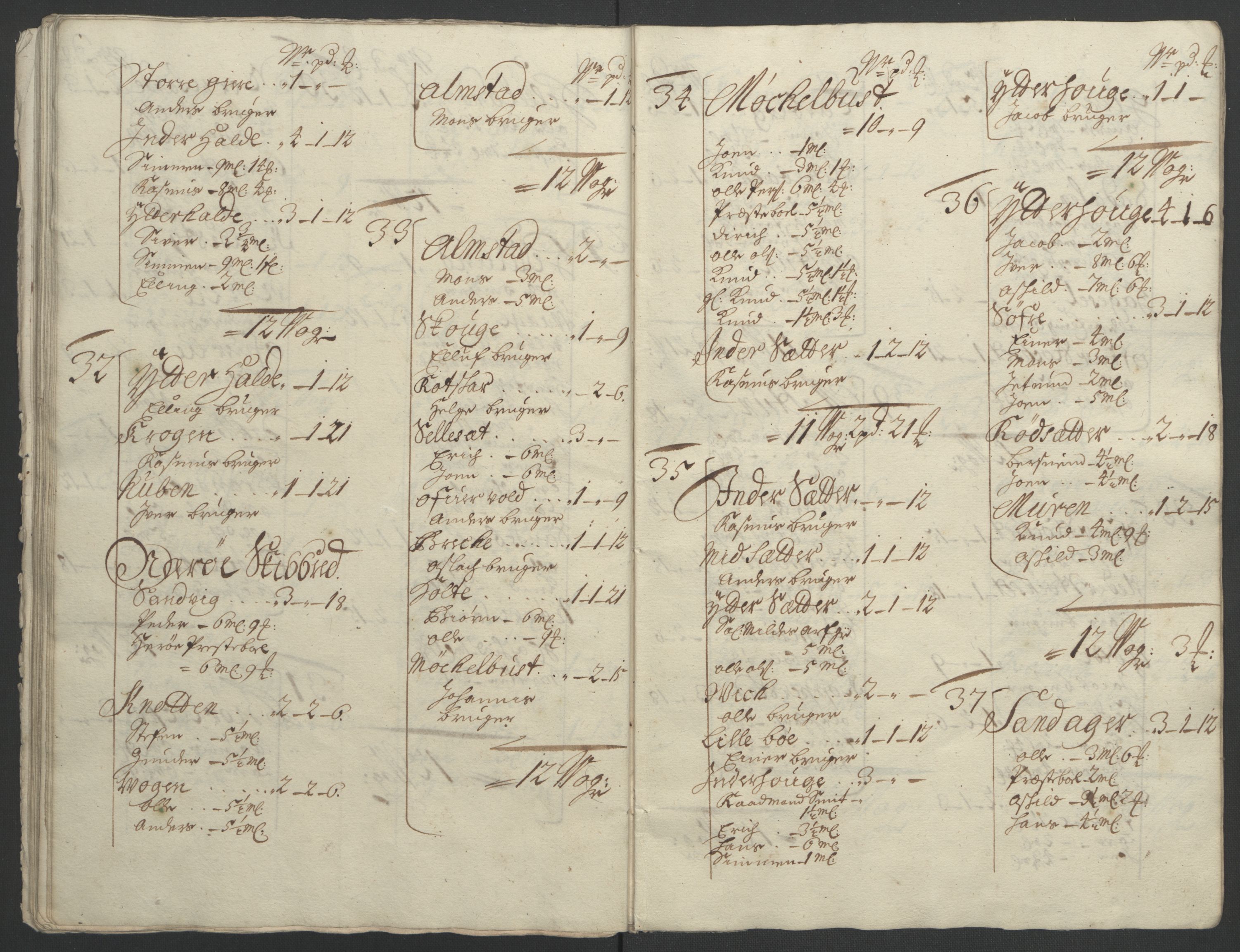 Rentekammeret inntil 1814, Reviderte regnskaper, Fogderegnskap, AV/RA-EA-4092/R54/L3555: Fogderegnskap Sunnmøre, 1694-1695, s. 71