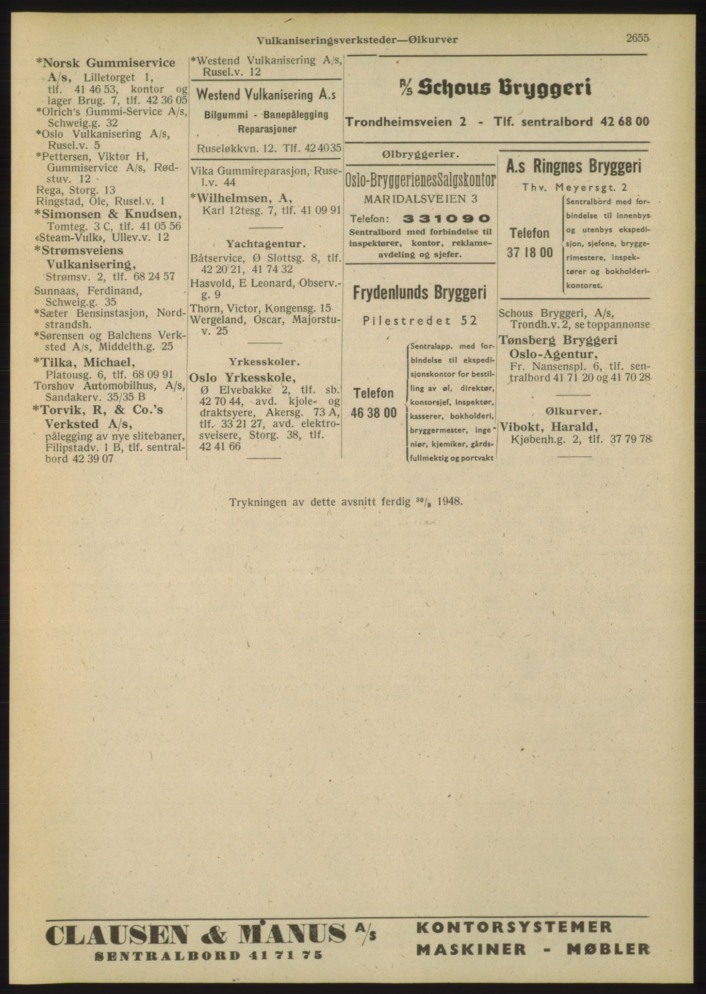 Kristiania/Oslo adressebok, PUBL/-, 1948, s. 2655