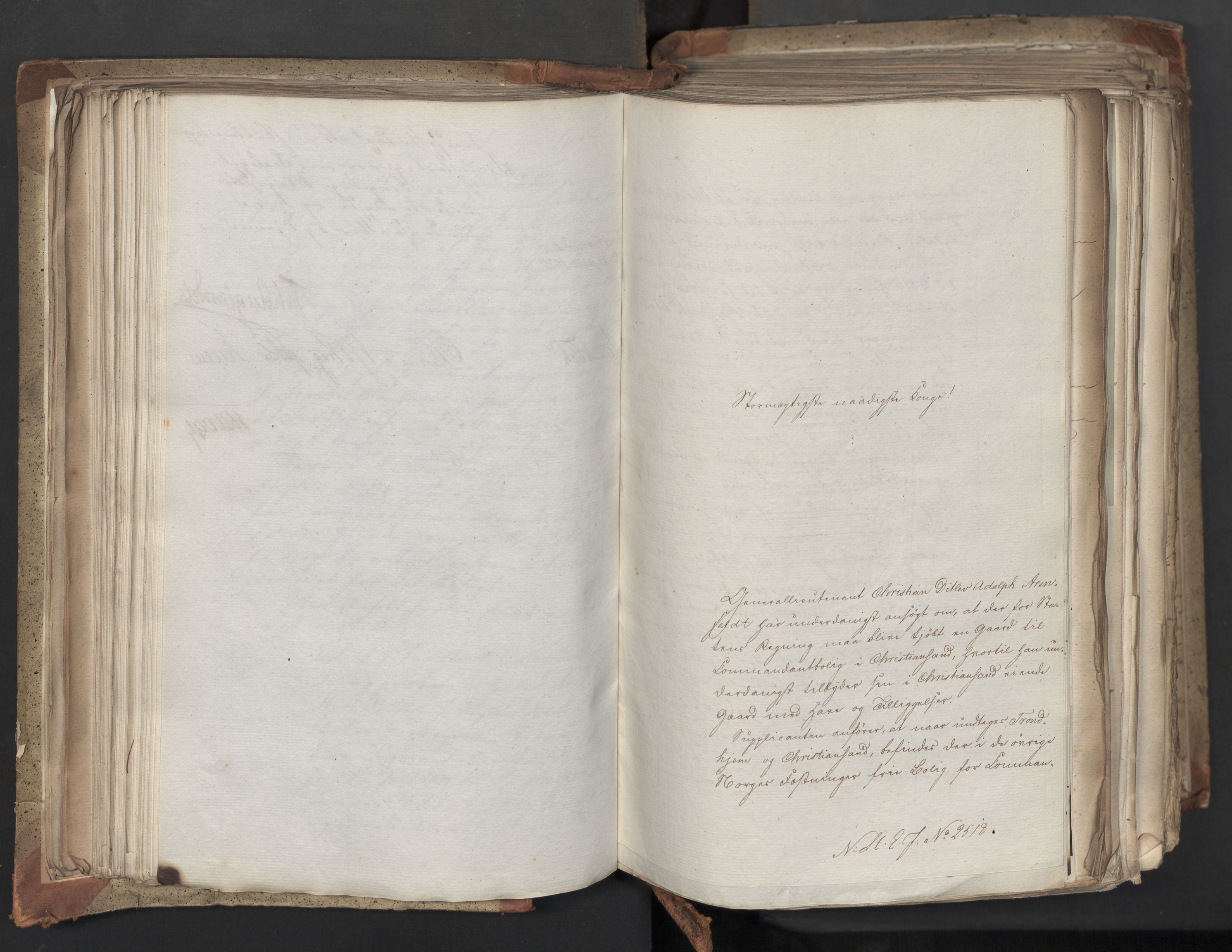 Statsrådsavdelingen i Stockholm, AV/RA-S-1003/D/Da/L0042: Regjeringsinnstillinger nr. 2467-2705, 1825, s. 153