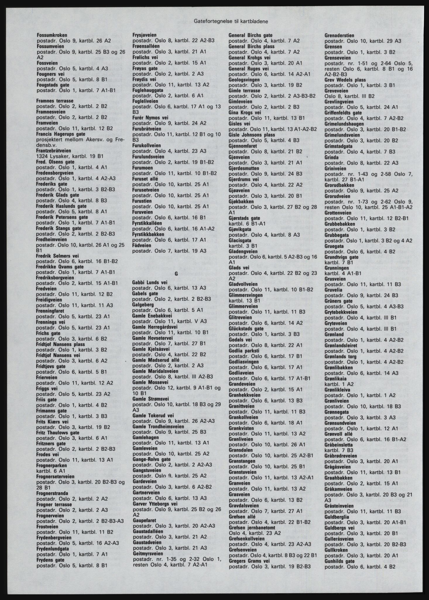 Kristiania/Oslo adressebok, PUBL/-, 1982-1983