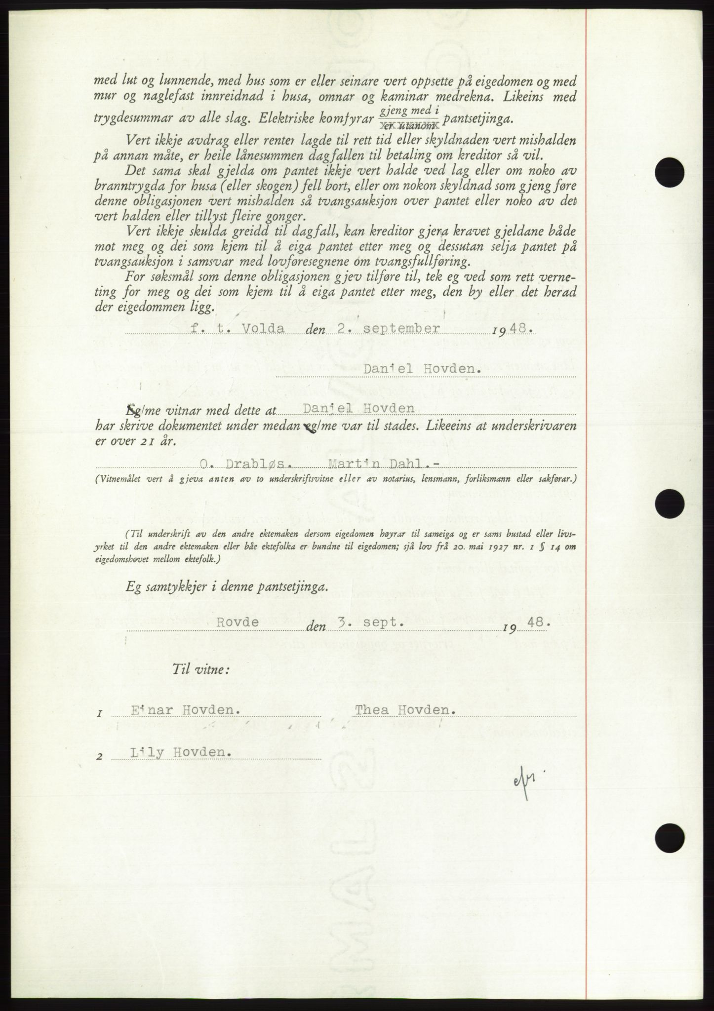 Søre Sunnmøre sorenskriveri, AV/SAT-A-4122/1/2/2C/L0116: Pantebok nr. 4B, 1948-1949, Dagboknr: 1479/1948