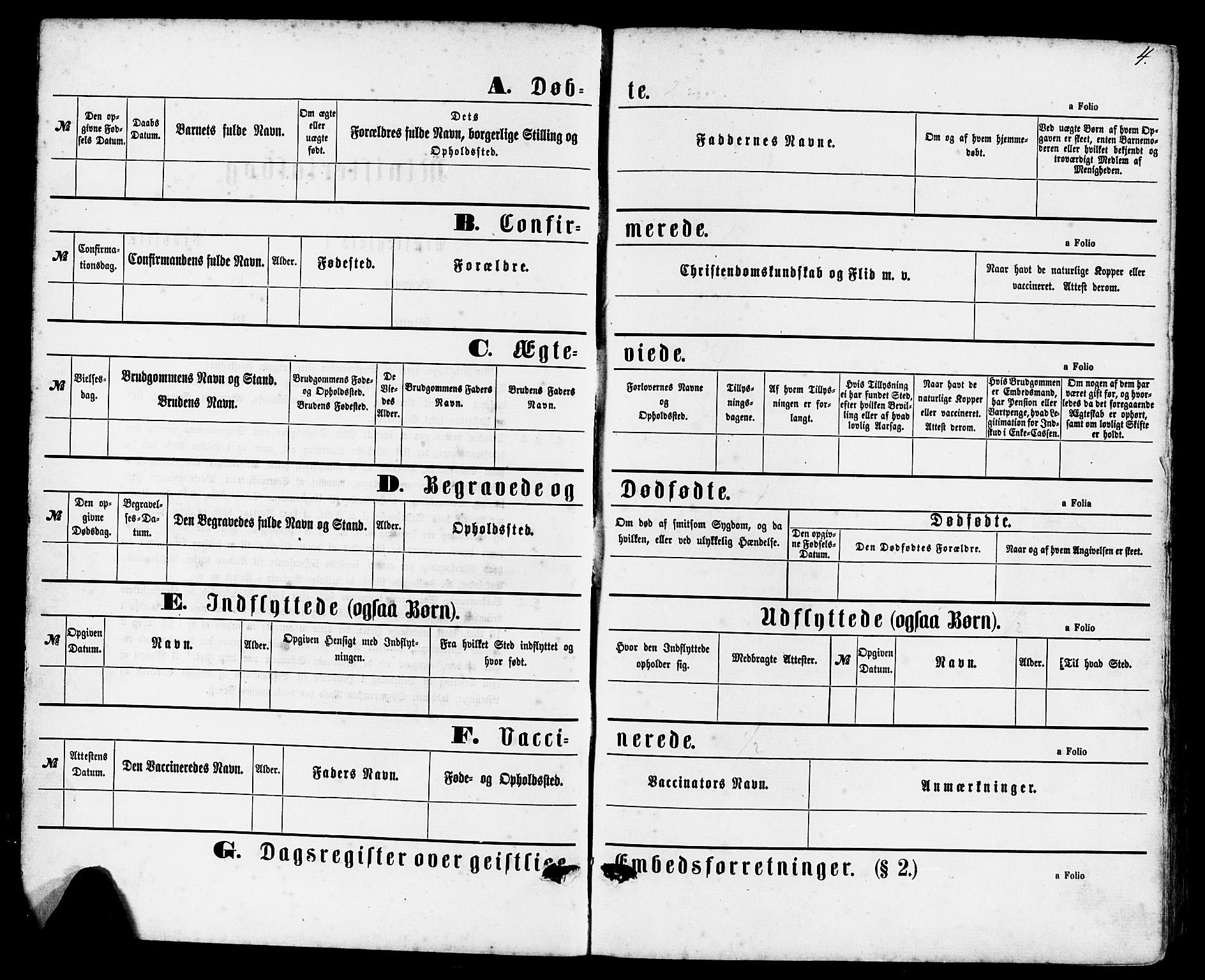 Avaldsnes sokneprestkontor, AV/SAST-A -101851/H/Ha/Haa/L0011: Ministerialbok nr. A 11, 1861-1880, s. 4