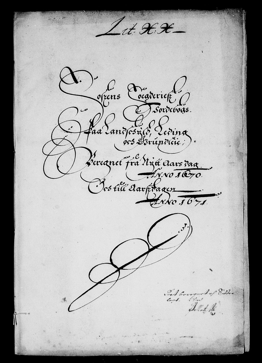 Rentekammeret inntil 1814, Reviderte regnskaper, Stiftamtstueregnskaper, Trondheim stiftamt og Nordland amt, RA/EA-6044/R/Rd/L0031: Trondheim stiftamt, 1670