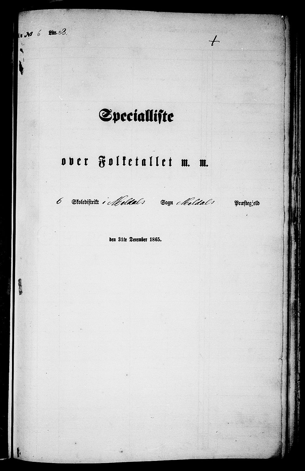 RA, Folketelling 1865 for 1636P Meldal prestegjeld, 1865, s. 139