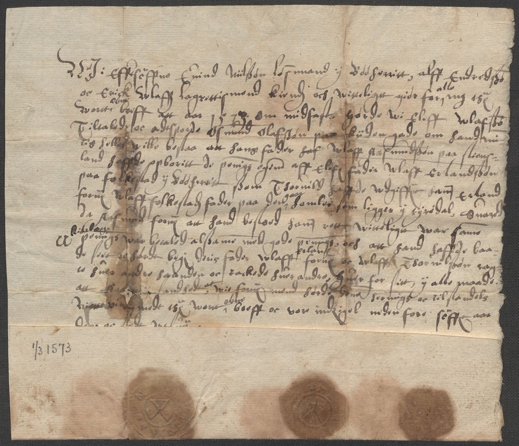 Riksarkivets diplomsamling, AV/RA-EA-5965/F15/L0028: Prestearkiv - Telemark, 1572-1769, s. 14