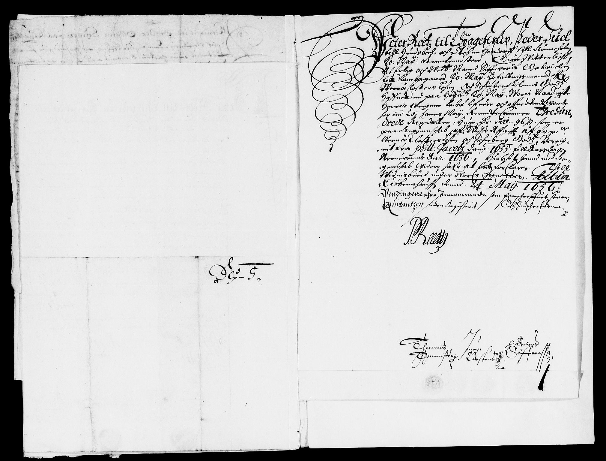 Rentekammeret inntil 1814, Reviderte regnskaper, Lensregnskaper, AV/RA-EA-5023/R/Rb/Rbg/L0010: Verne kloster len, 1653-1660