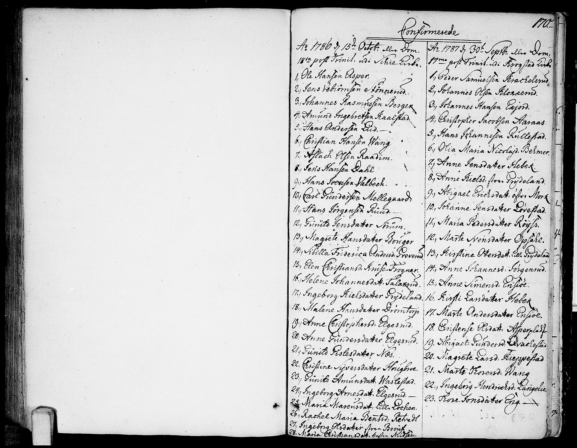 Kråkstad prestekontor Kirkebøker, SAO/A-10125a/F/Fa/L0002: Ministerialbok nr. I 2, 1786-1814, s. 170