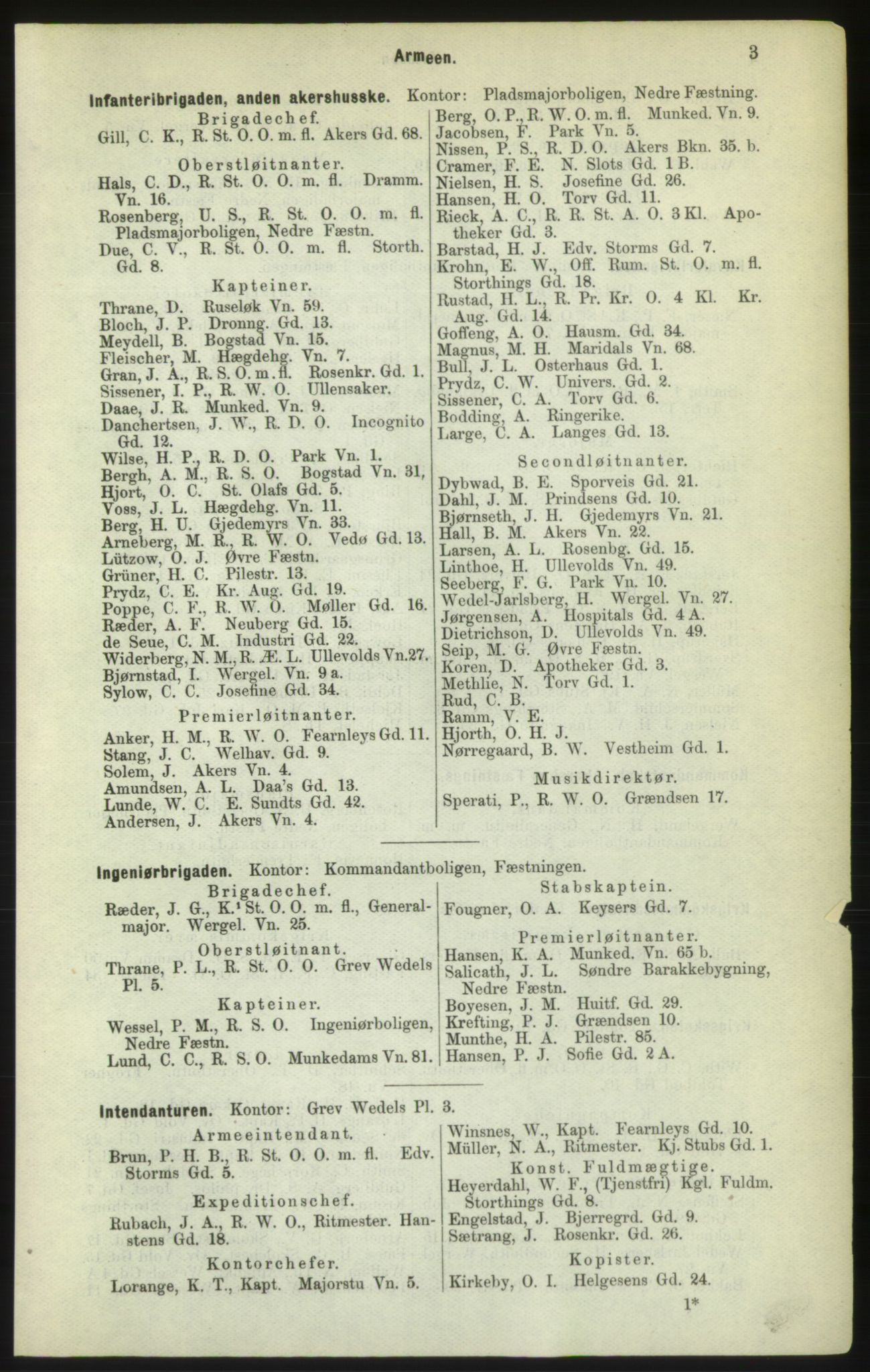 Kristiania/Oslo adressebok, PUBL/-, 1882, s. 3
