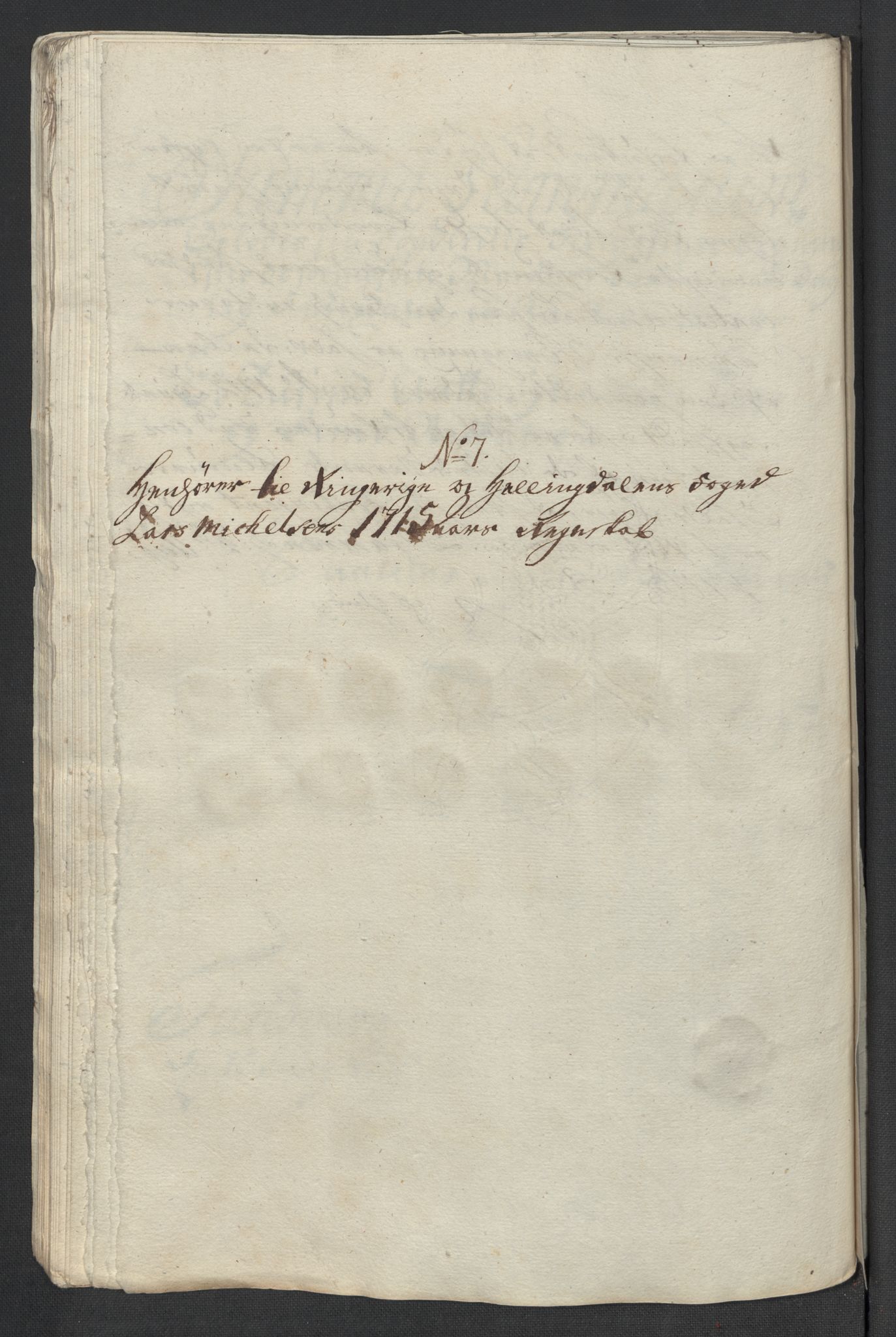 Rentekammeret inntil 1814, Reviderte regnskaper, Fogderegnskap, AV/RA-EA-4092/R23/L1473: Fogderegnskap Ringerike og Hallingdal, 1715, s. 158