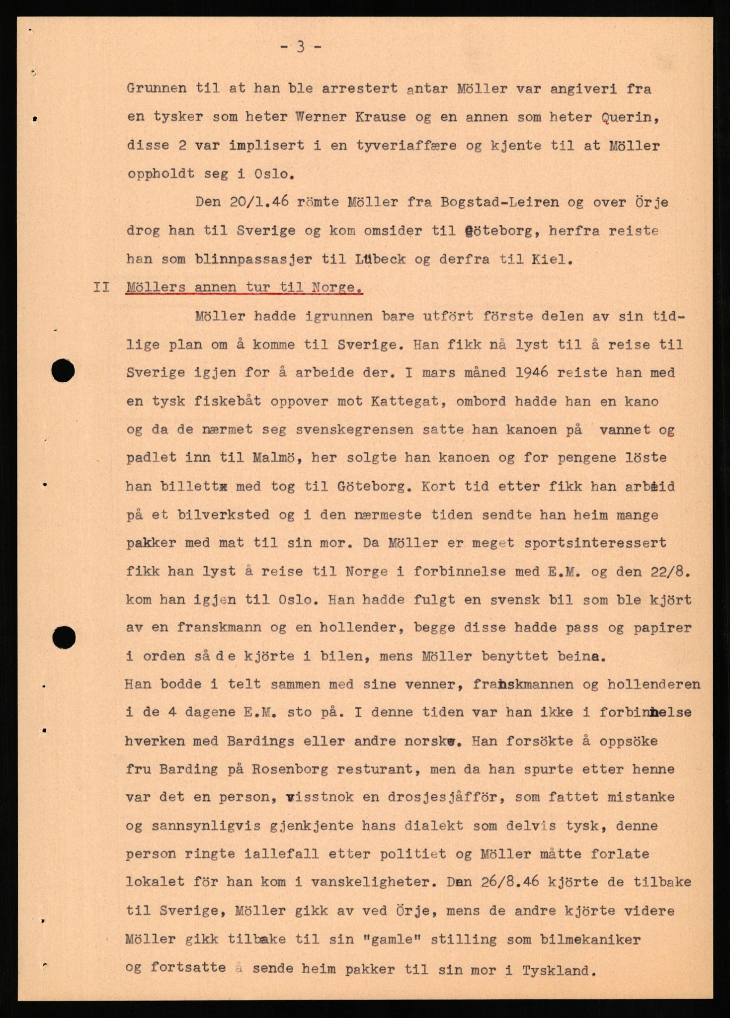 Forsvaret, Forsvarets overkommando II, AV/RA-RAFA-3915/D/Db/L0023: CI Questionaires. Tyske okkupasjonsstyrker i Norge. Tyskere., 1945-1946, s. 358