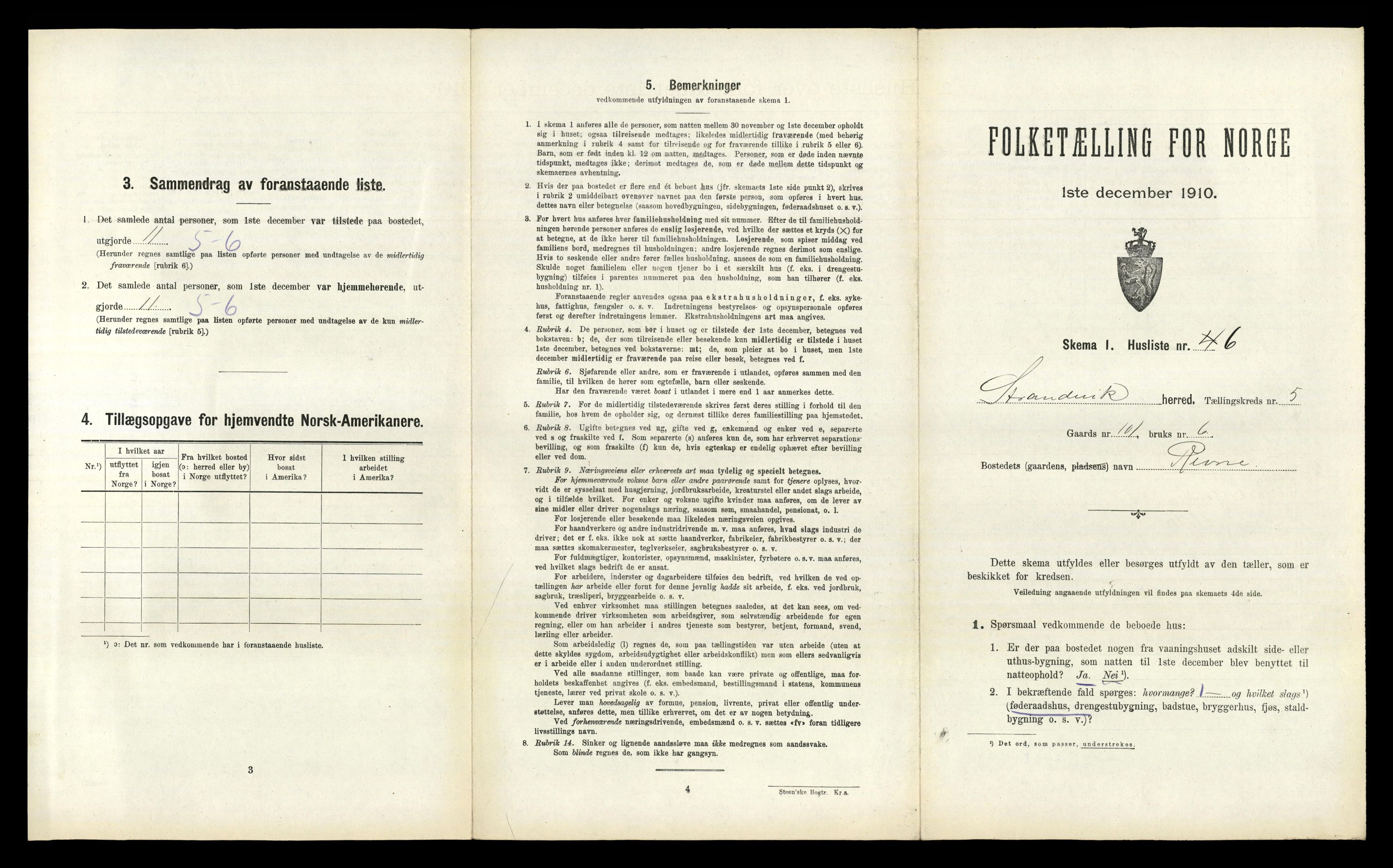 RA, Folketelling 1910 for 1240 Strandvik herred, 1910, s. 431