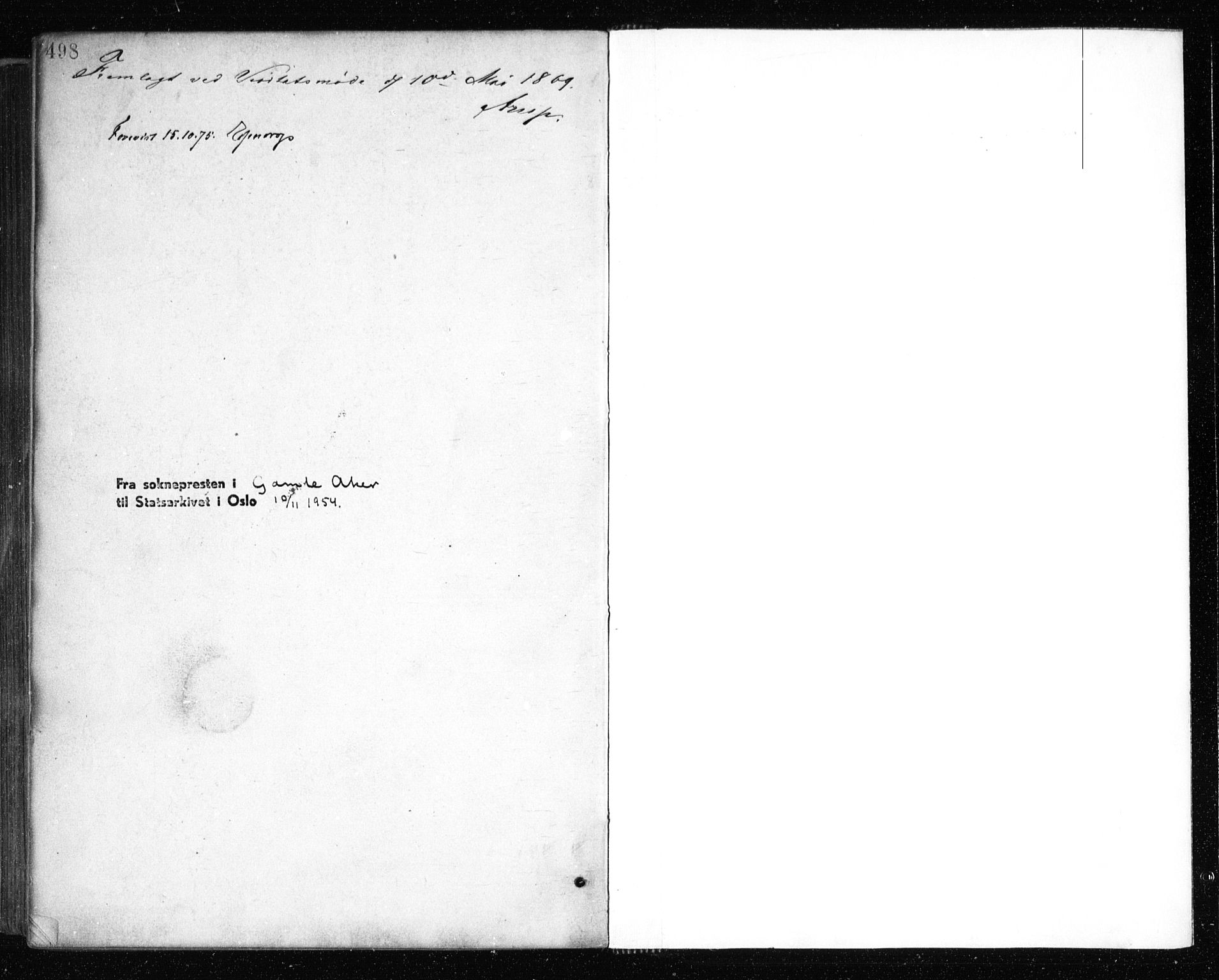 Gamle Aker prestekontor Kirkebøker, AV/SAO-A-10617a/F/L0003: Ministerialbok nr. 3, 1865-1873