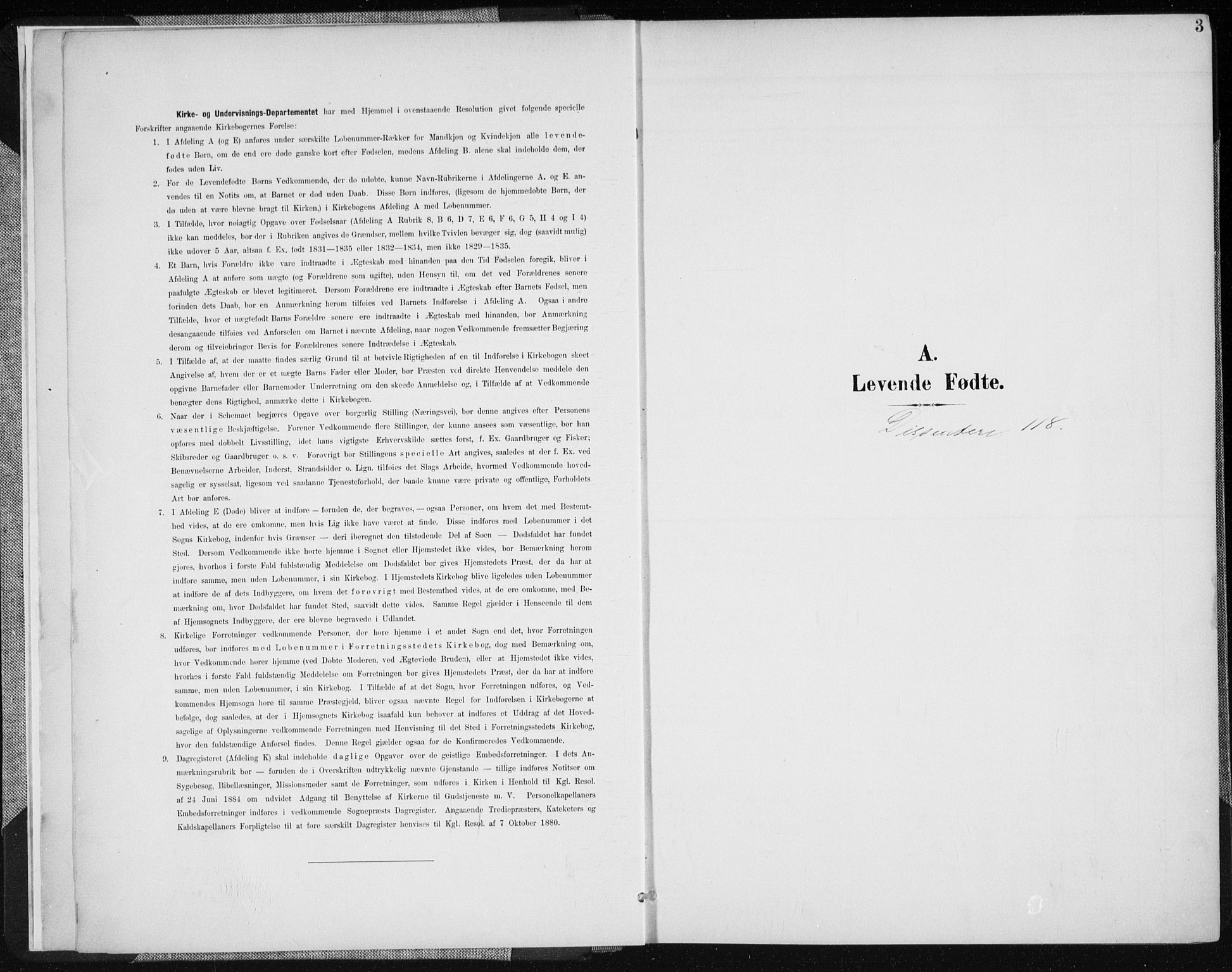 Vennesla sokneprestkontor, SAK/1111-0045/Fa/Fab/L0005: Ministerialbok nr. A 5, 1897-1909, s. 3