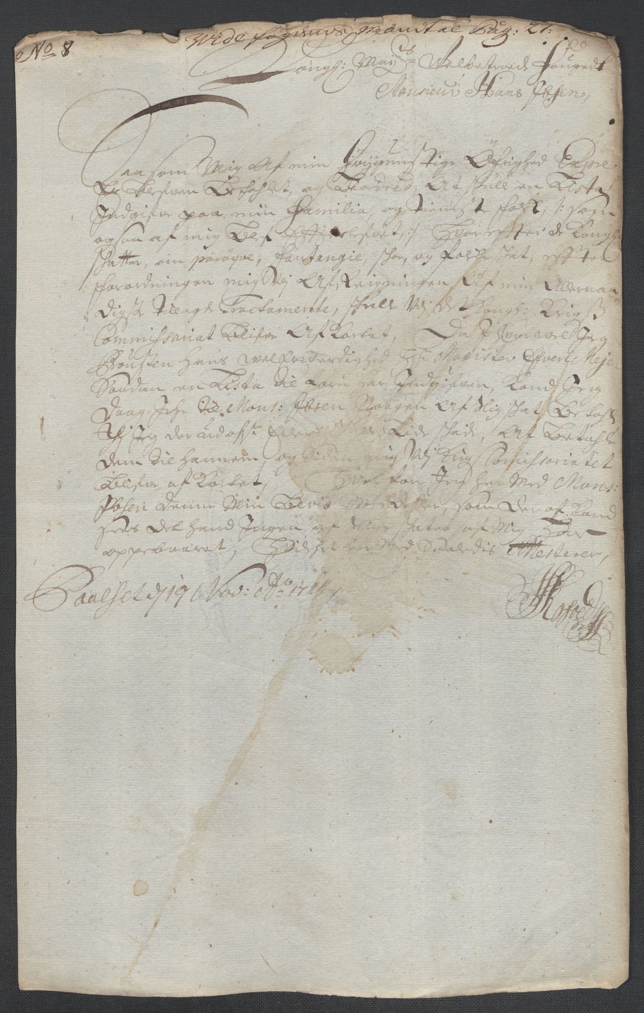 Rentekammeret inntil 1814, Reviderte regnskaper, Fogderegnskap, AV/RA-EA-4092/R60/L3962: Fogderegnskap Orkdal og Gauldal, 1711, s. 122