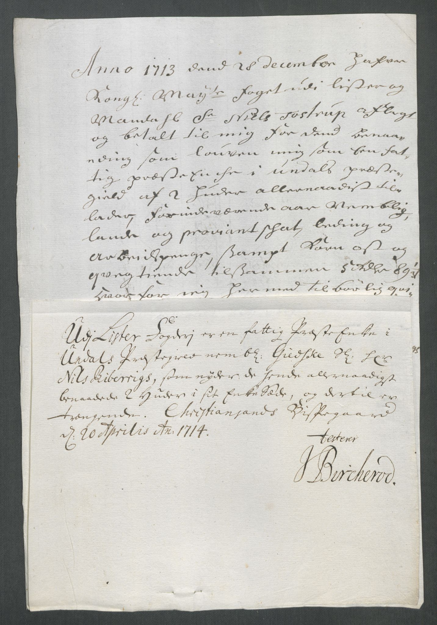 Rentekammeret inntil 1814, Reviderte regnskaper, Fogderegnskap, RA/EA-4092/R43/L2556: Fogderegnskap Lista og Mandal, 1713, s. 435