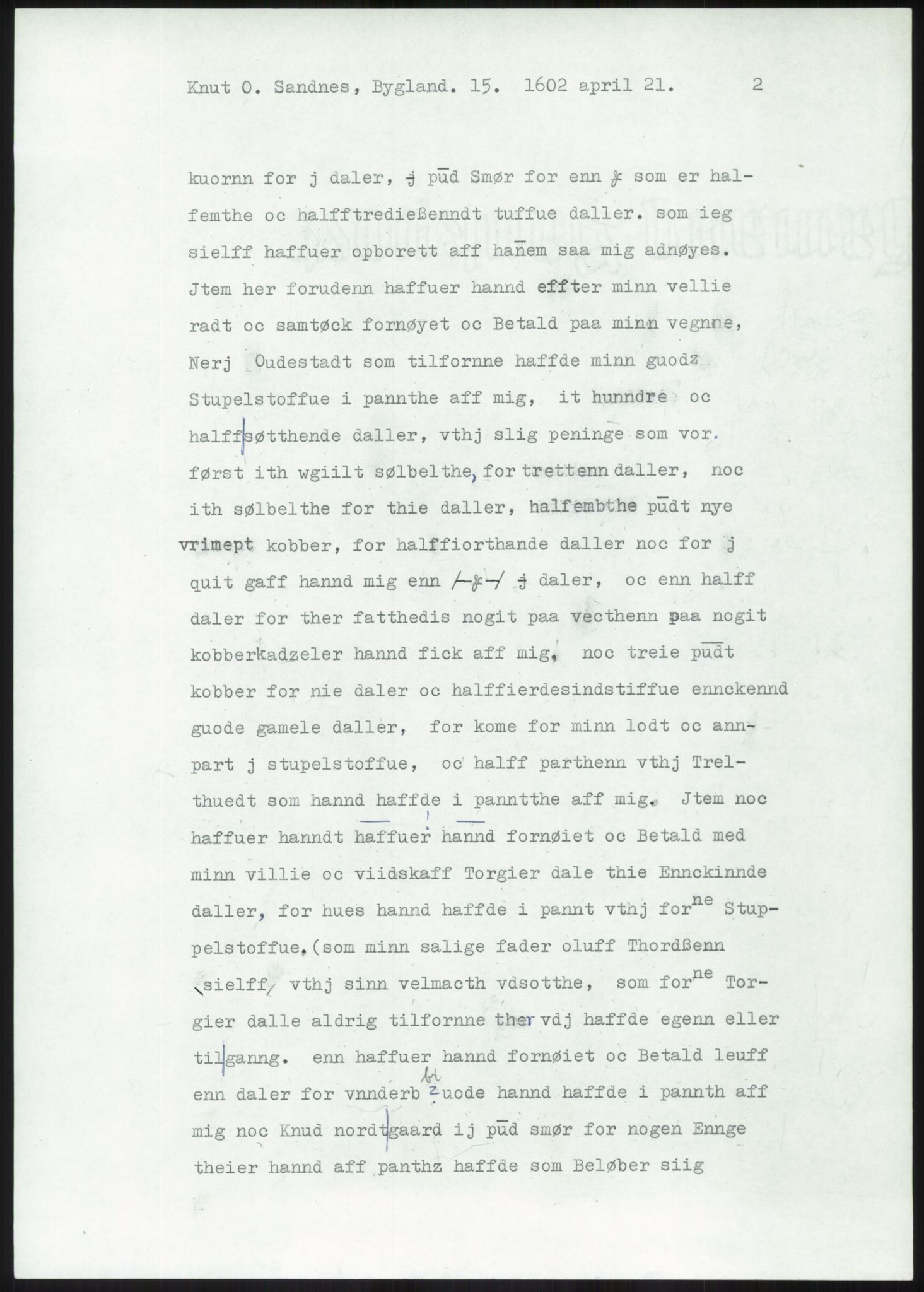 Samlinger til kildeutgivelse, Diplomavskriftsamlingen, AV/RA-EA-4053/H/Ha, s. 1892