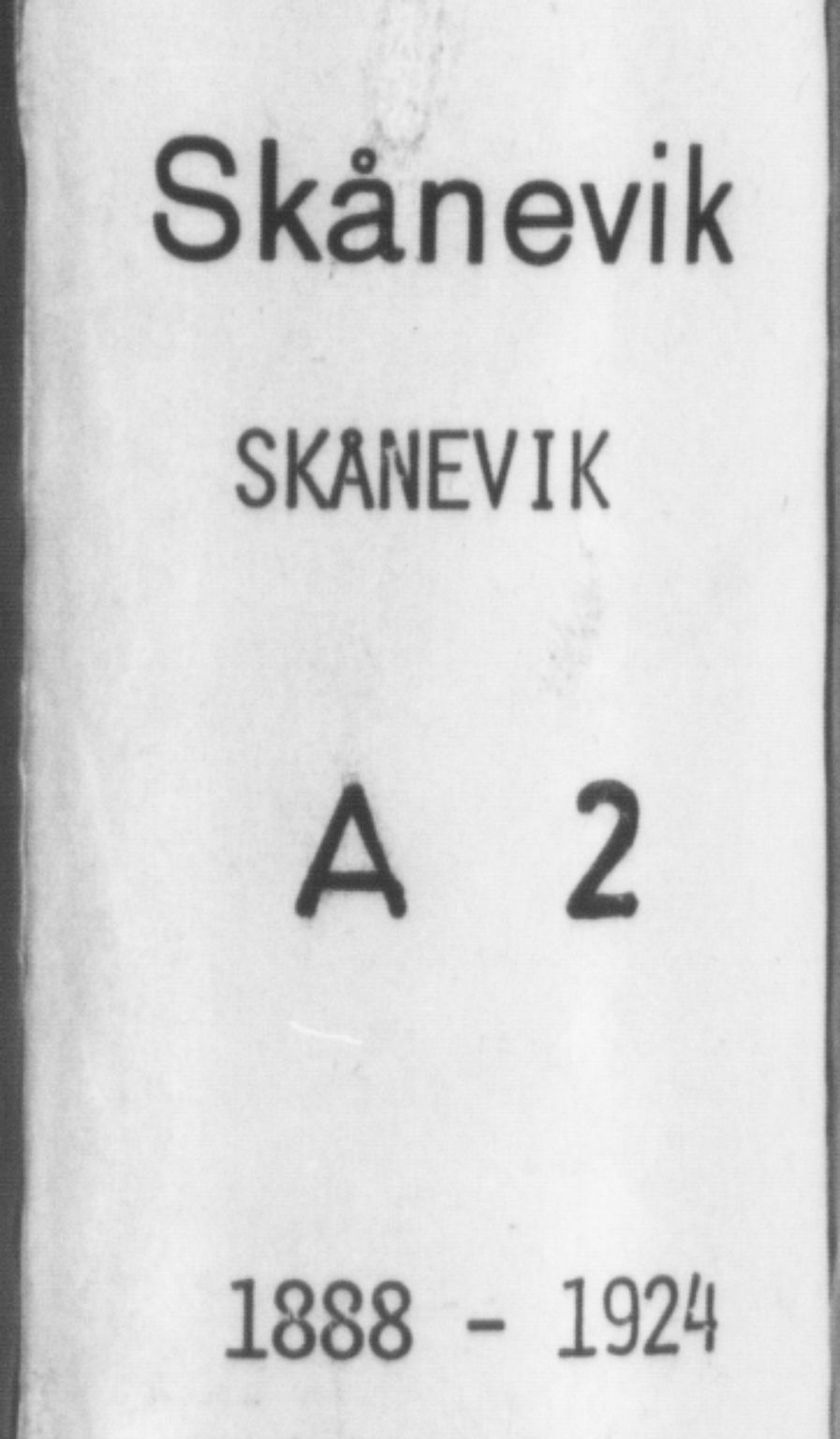 Skånevik sokneprestembete, SAB/A-77801/H/Hab: Klokkerbok nr. A 2, 1888-1924