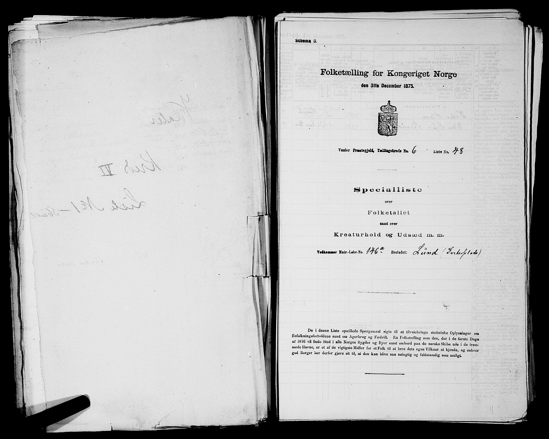 RA, Folketelling 1875 for 0137P Våler prestegjeld, 1875, s. 727