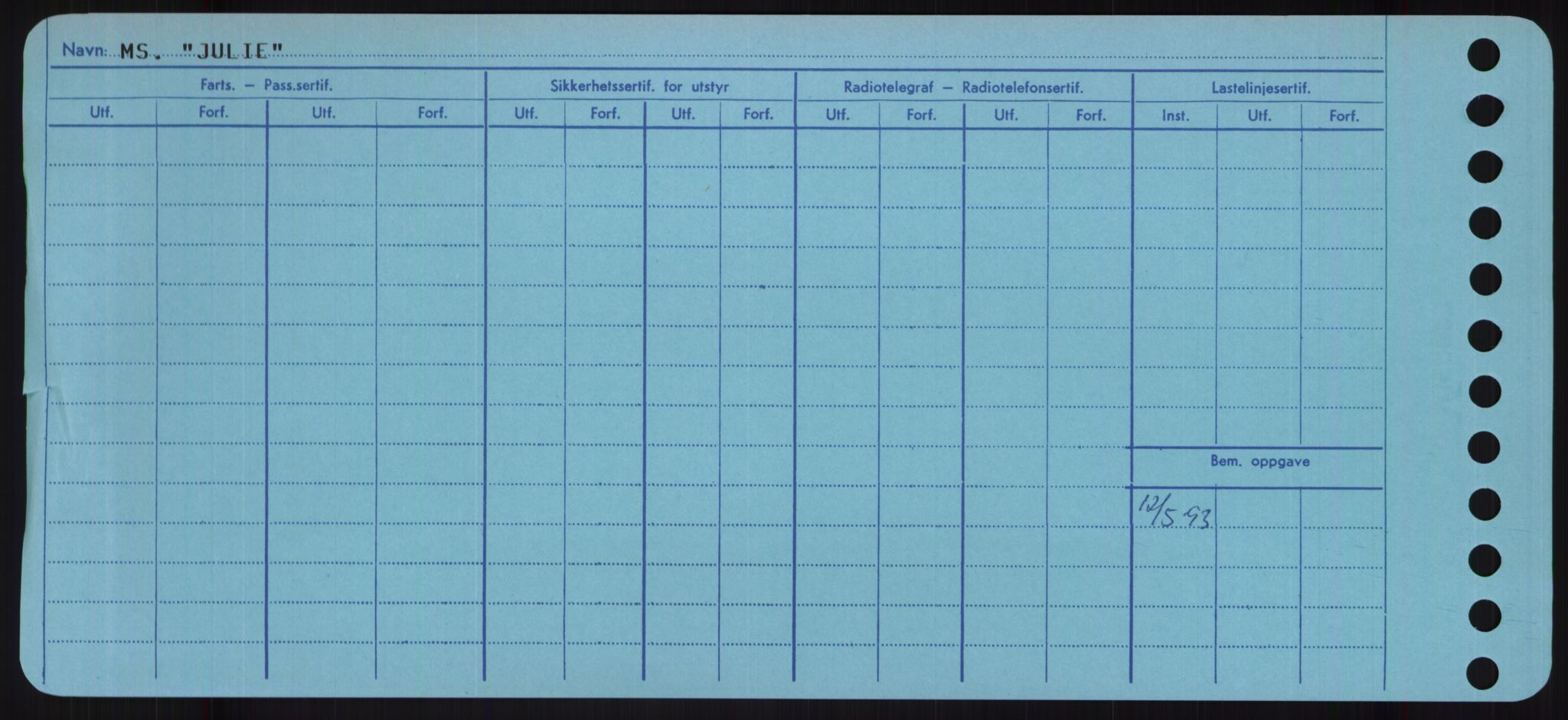 Sjøfartsdirektoratet med forløpere, Skipsmålingen, RA/S-1627/H/Ha/L0003/0001: Fartøy, Hilm-Mar / Fartøy, Hilm-Kol, s. 570