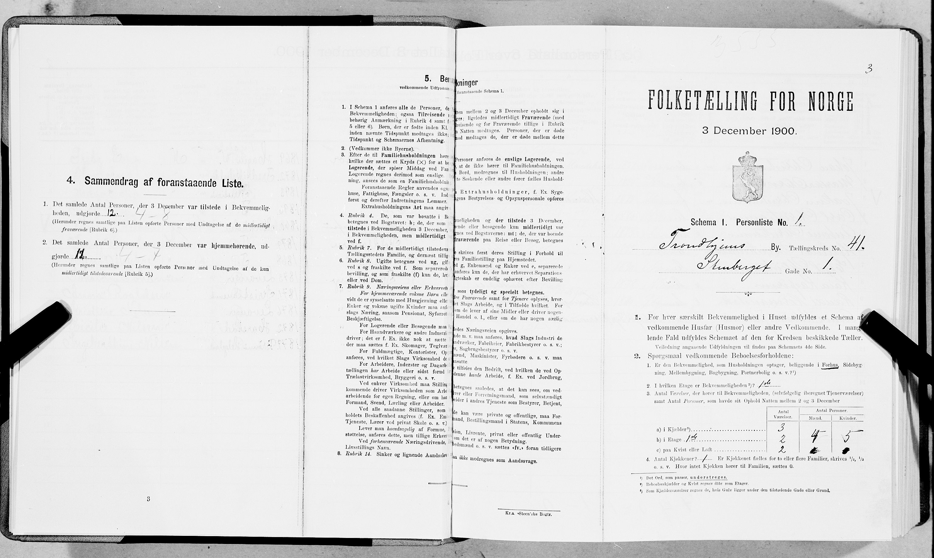 SAT, Folketelling 1900 for 1601 Trondheim kjøpstad, 1900, s. 6752