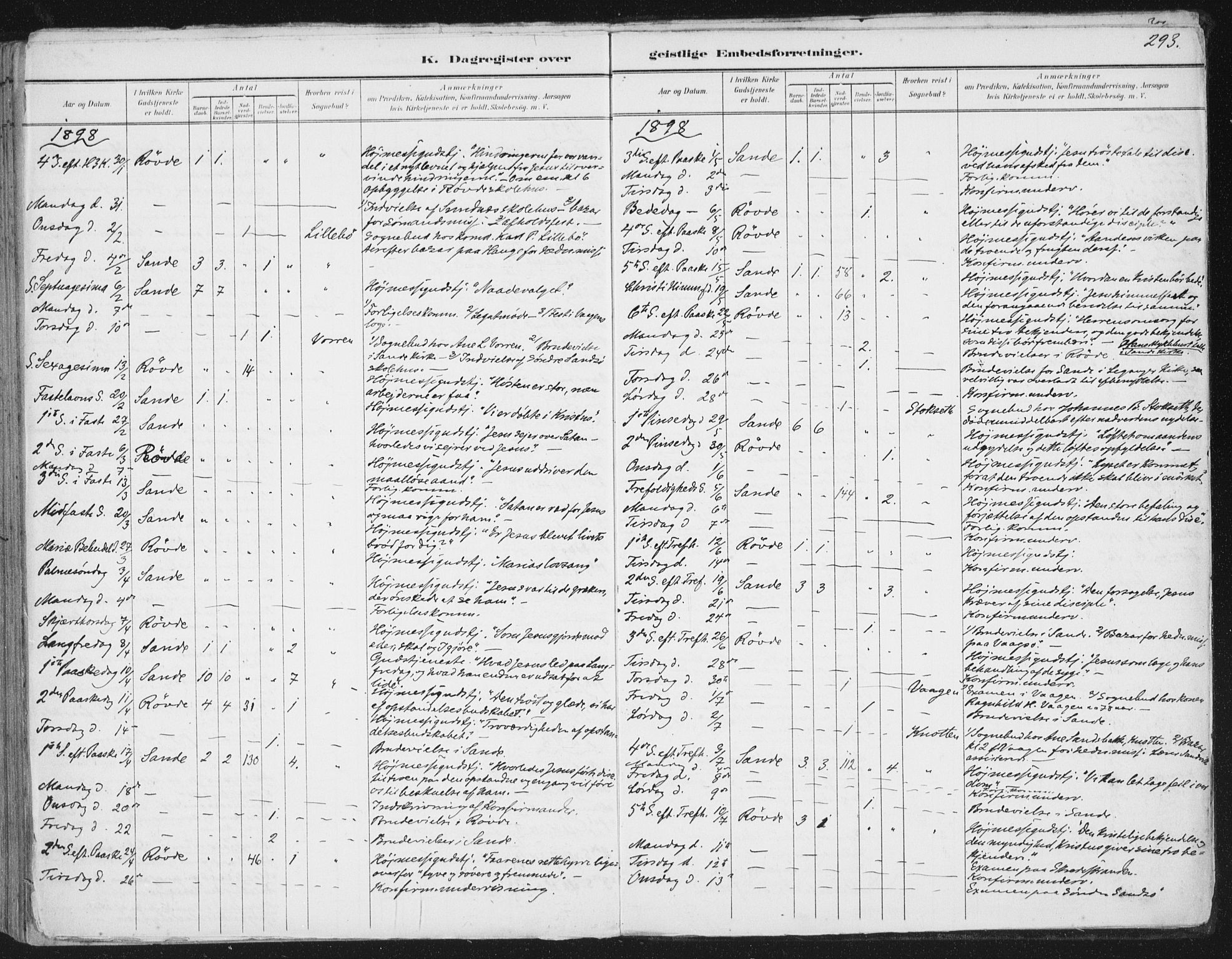 Ministerialprotokoller, klokkerbøker og fødselsregistre - Møre og Romsdal, SAT/A-1454/503/L0037: Ministerialbok nr. 503A05, 1884-1900, s. 293