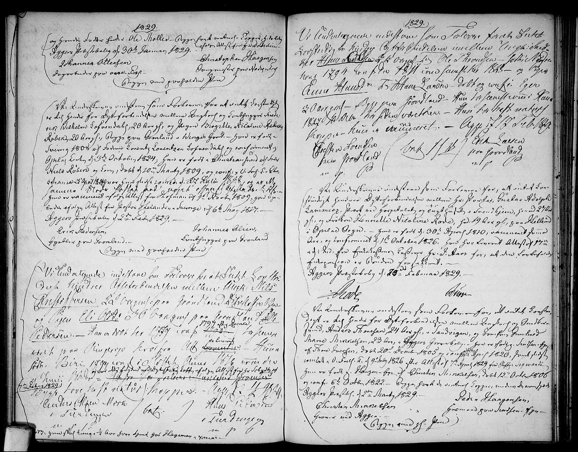 Aker prestekontor kirkebøker, AV/SAO-A-10861/L/L0004: Forlovererklæringer nr. 4, 1778-1831