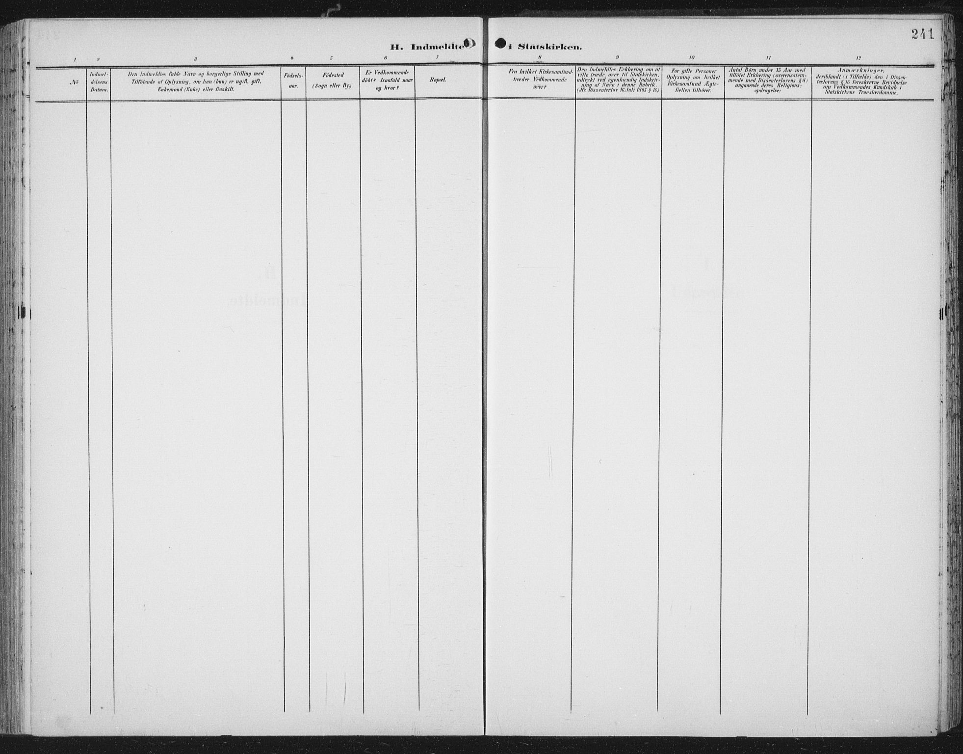 Ministerialprotokoller, klokkerbøker og fødselsregistre - Nord-Trøndelag, SAT/A-1458/701/L0011: Ministerialbok nr. 701A11, 1899-1915, s. 241
