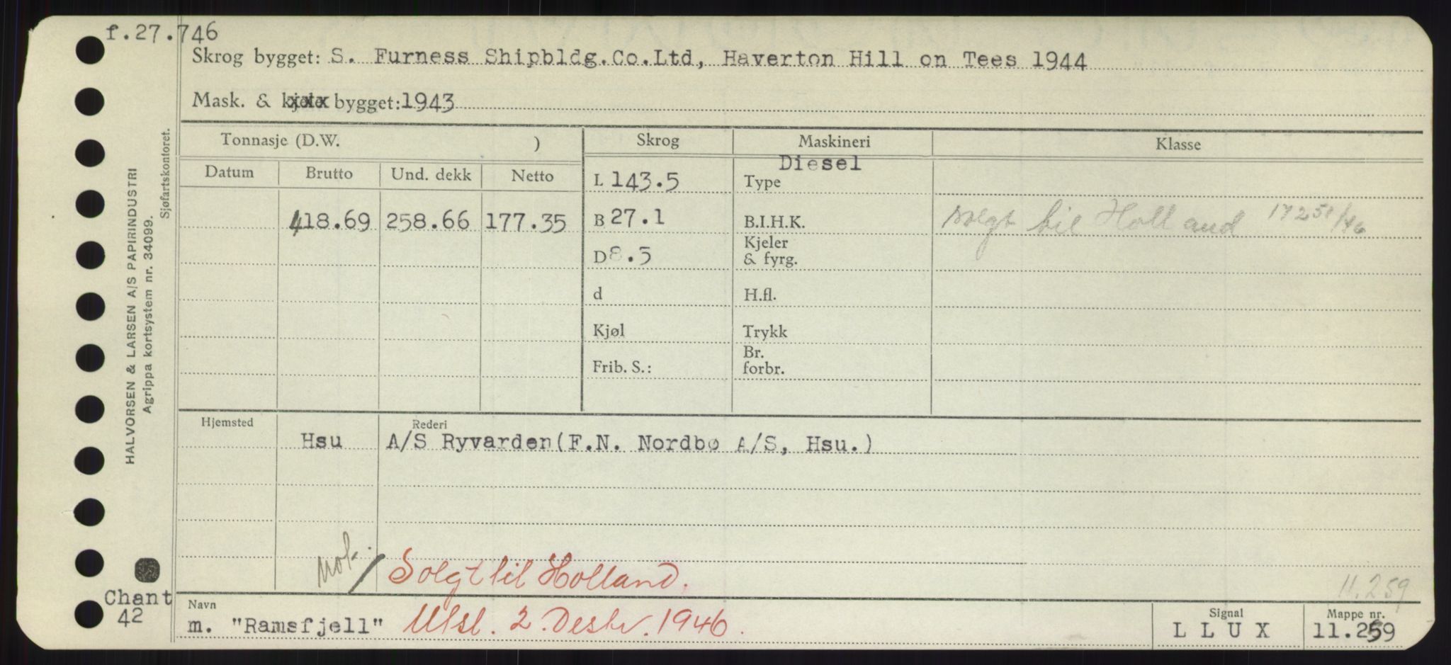 Sjøfartsdirektoratet med forløpere, Skipsmålingen, AV/RA-S-1627/H/Hd/L0030: Fartøy, Q-Riv, s. 135
