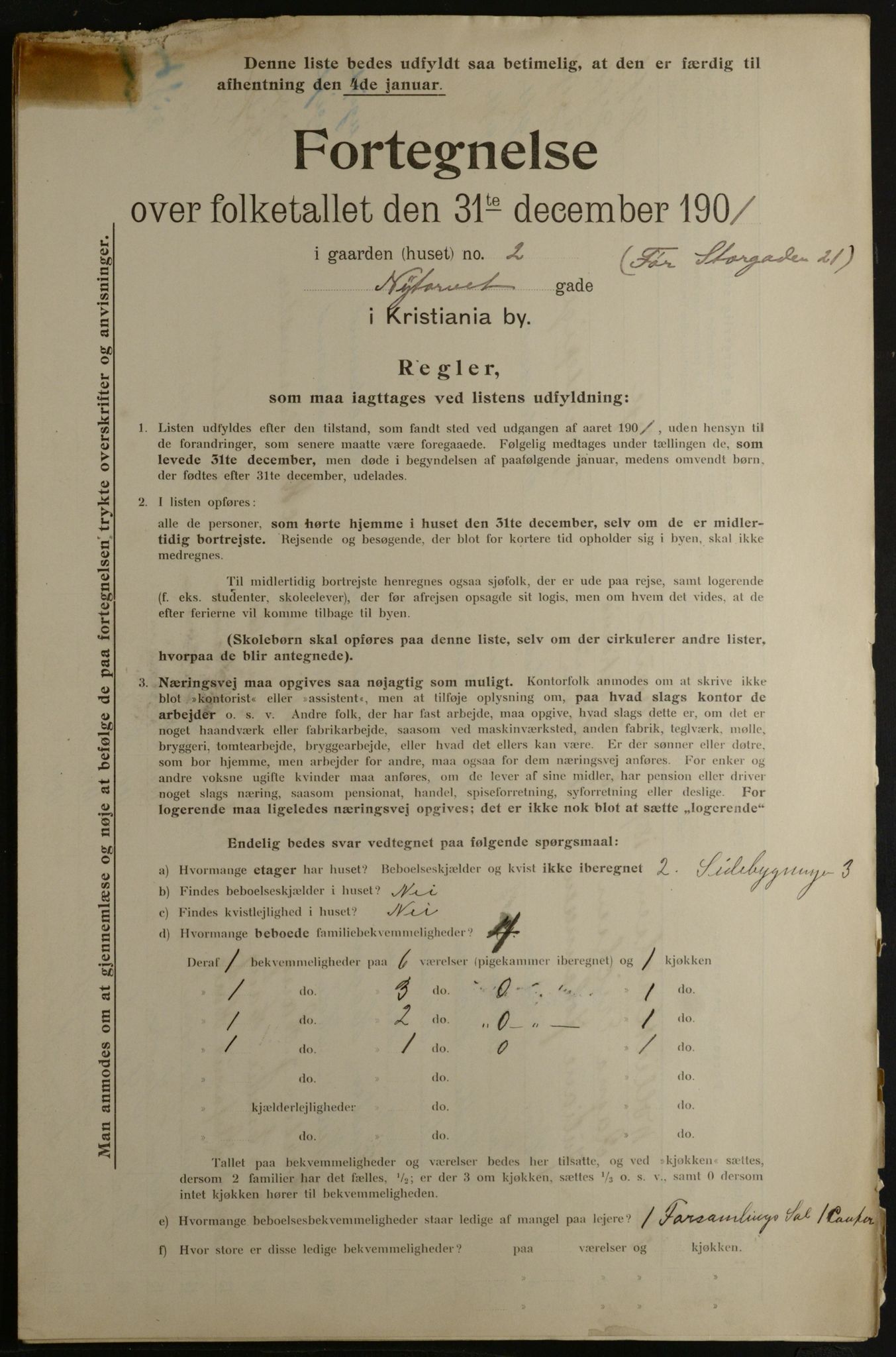 OBA, Kommunal folketelling 31.12.1901 for Kristiania kjøpstad, 1901, s. 11375