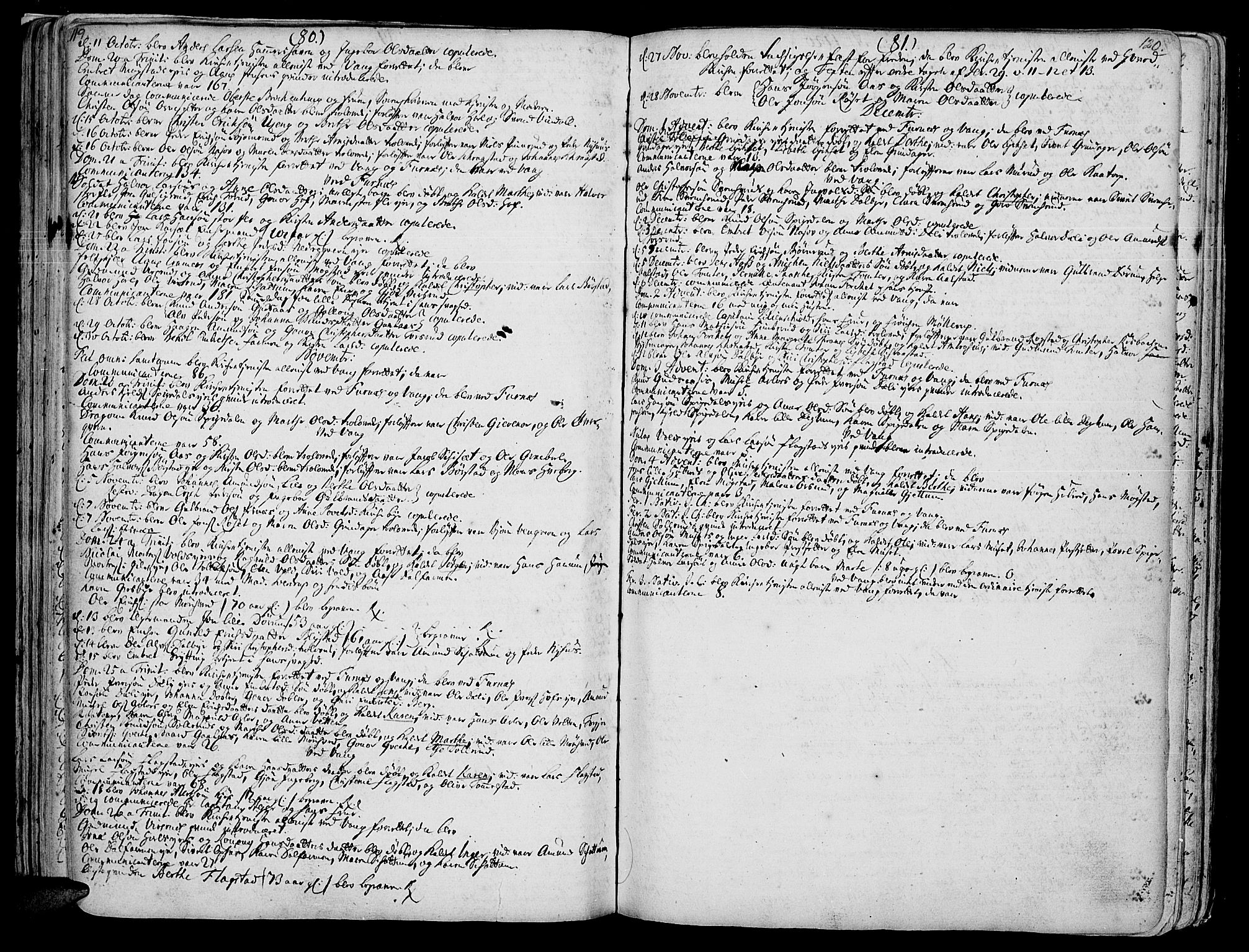 Vang prestekontor, Hedmark, AV/SAH-PREST-008/H/Ha/Haa/L0002A: Ministerialbok nr. 2A, 1713-1733, s. 119-120