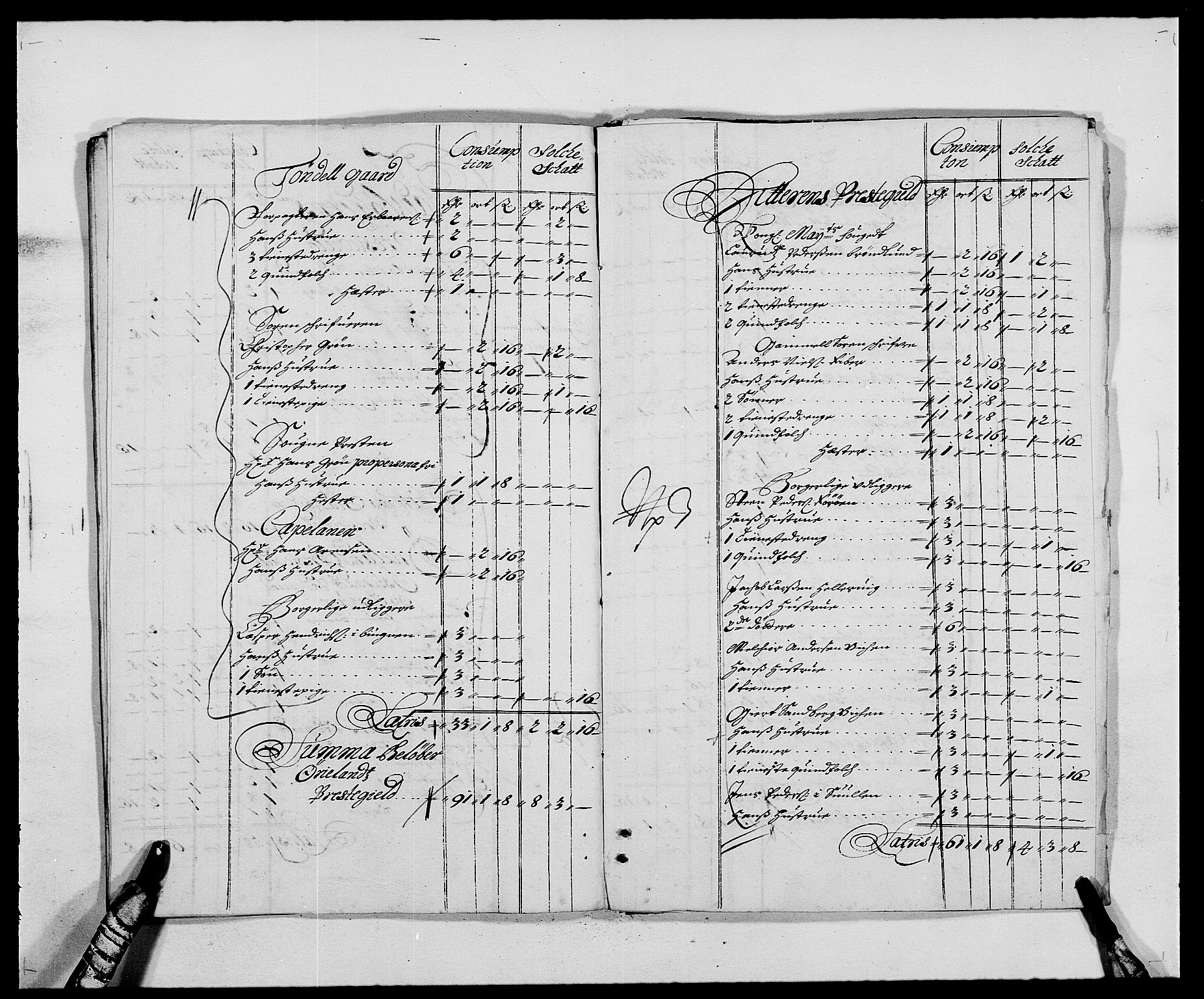 Rentekammeret inntil 1814, Reviderte regnskaper, Fogderegnskap, RA/EA-4092/R57/L3848: Fogderegnskap Fosen, 1690-1691, s. 121