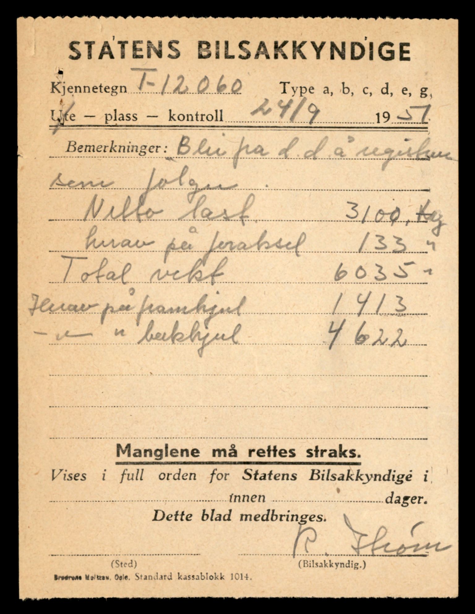 Møre og Romsdal vegkontor - Ålesund trafikkstasjon, AV/SAT-A-4099/F/Fe/L0032: Registreringskort for kjøretøy T 11997 - T 12149, 1927-1998, s. 3363