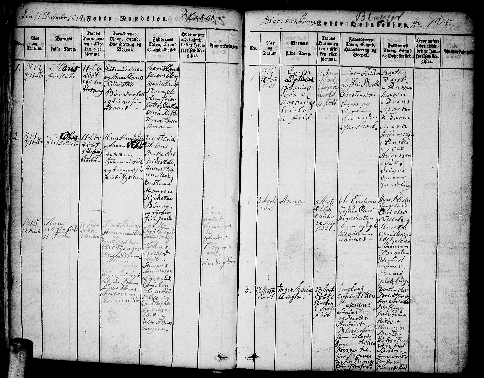 Aurskog prestekontor Kirkebøker, AV/SAO-A-10304a/F/Fa/L0005: Ministerialbok nr. I 5, 1814-1829, s. 54