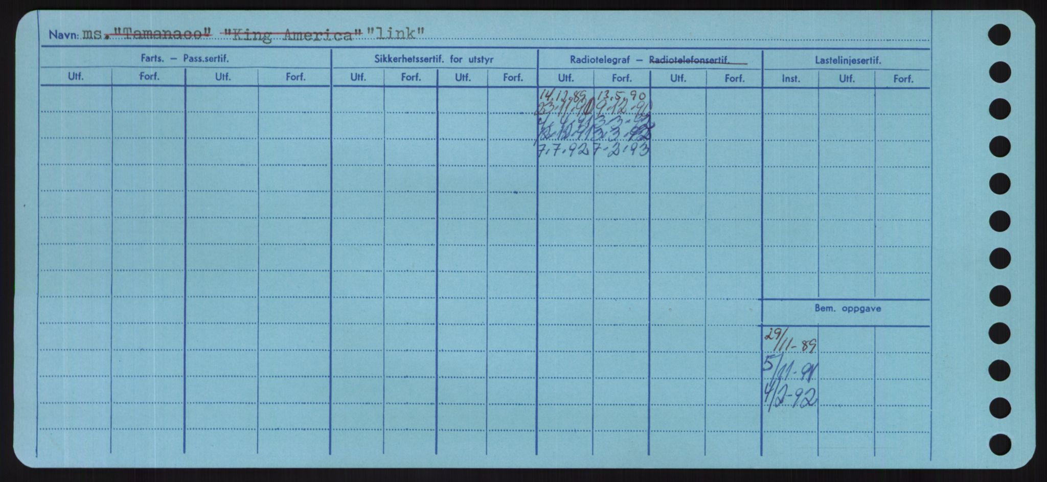 Sjøfartsdirektoratet med forløpere, Skipsmålingen, RA/S-1627/H/Hd/L0023: Fartøy, Lia-Løv, s. 174