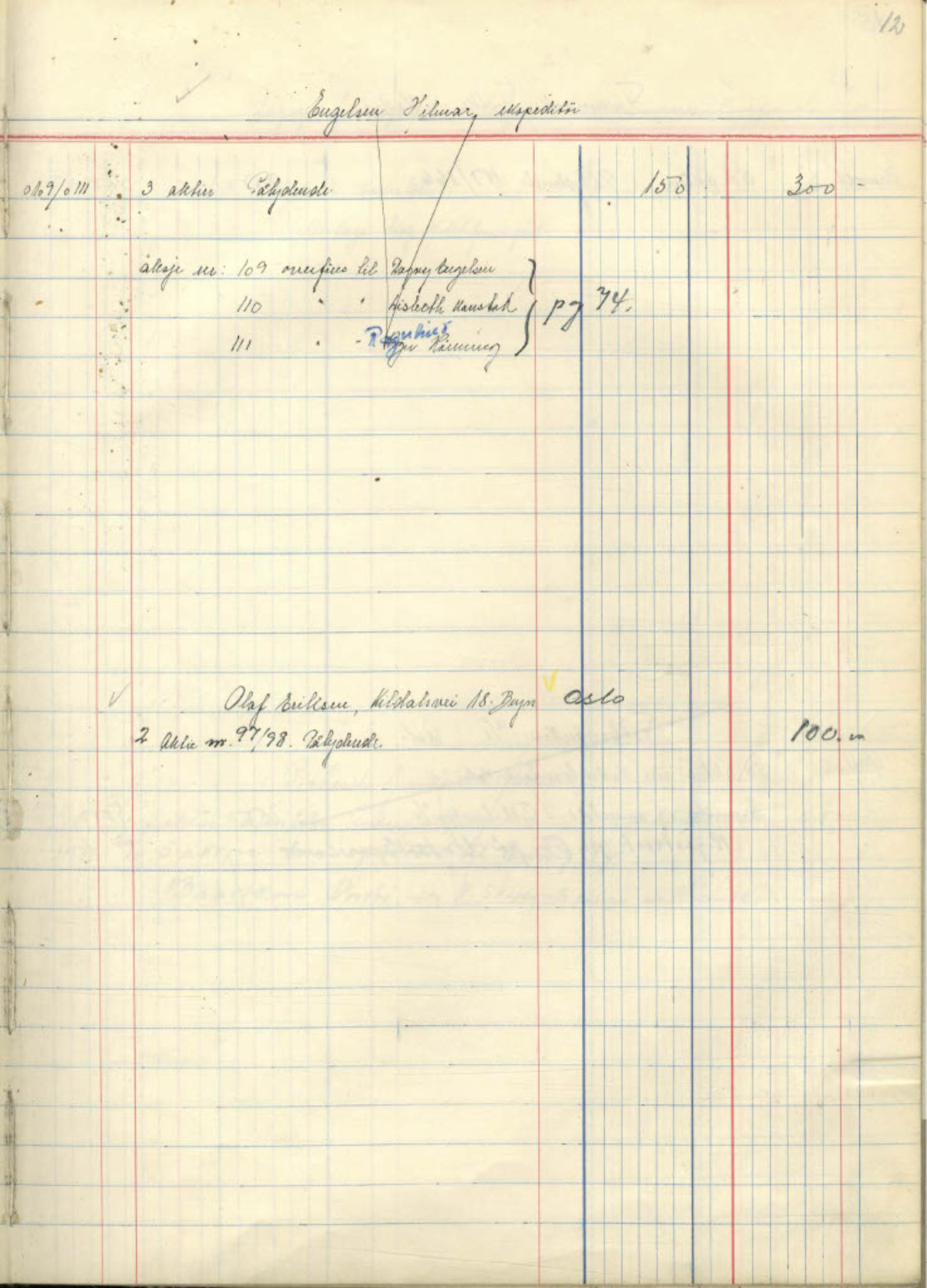  Polarbil AS, FMFB/A-1033/F/Fa/L0001: Aksjeprotokoll, 1945-1955