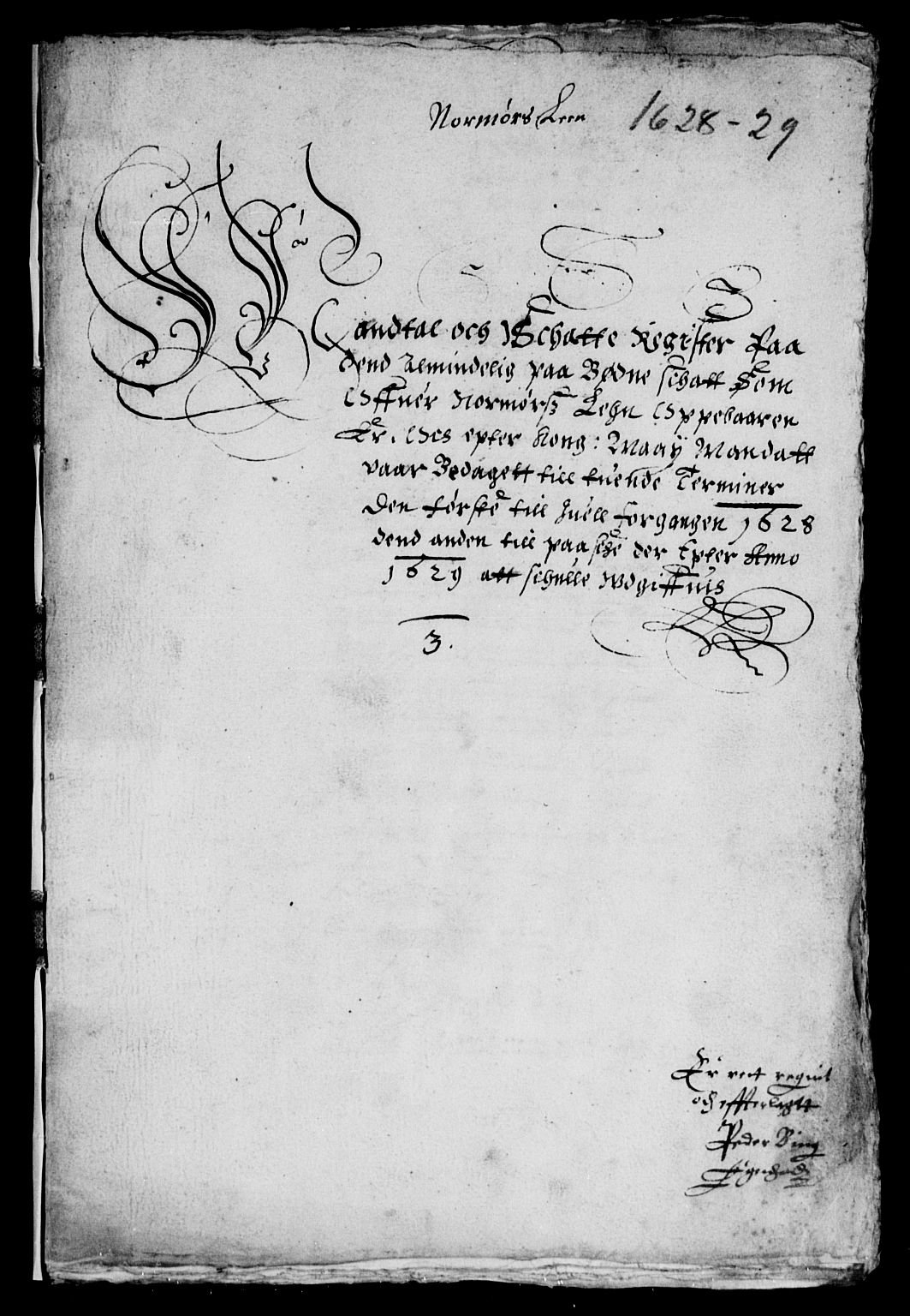 Rentekammeret inntil 1814, Reviderte regnskaper, Lensregnskaper, AV/RA-EA-5023/R/Rb/Rbw/L0038: Trondheim len, 1628-1629