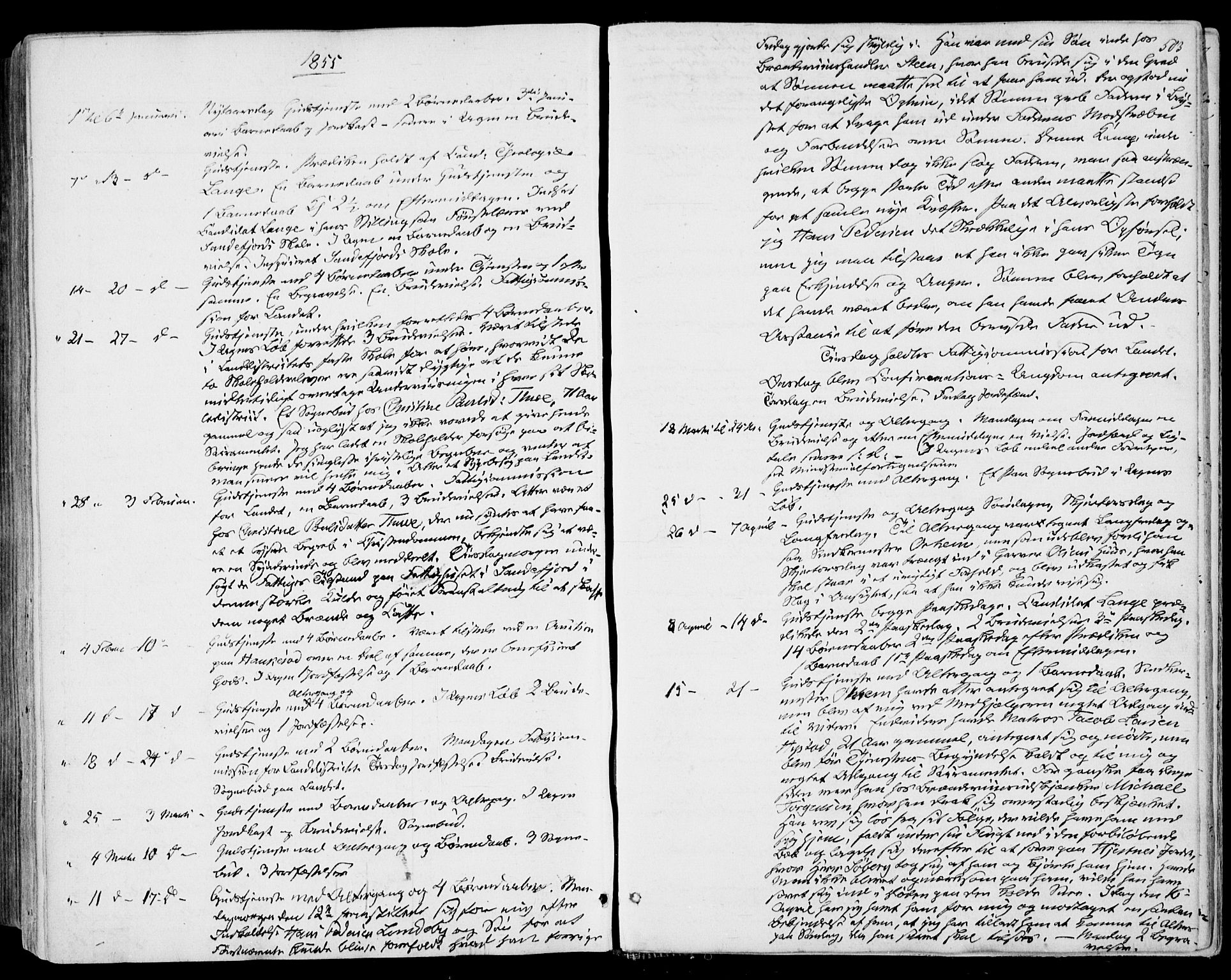 Sandar kirkebøker, AV/SAKO-A-243/F/Fa/L0007: Ministerialbok nr. 7, 1855-1861, s. 503