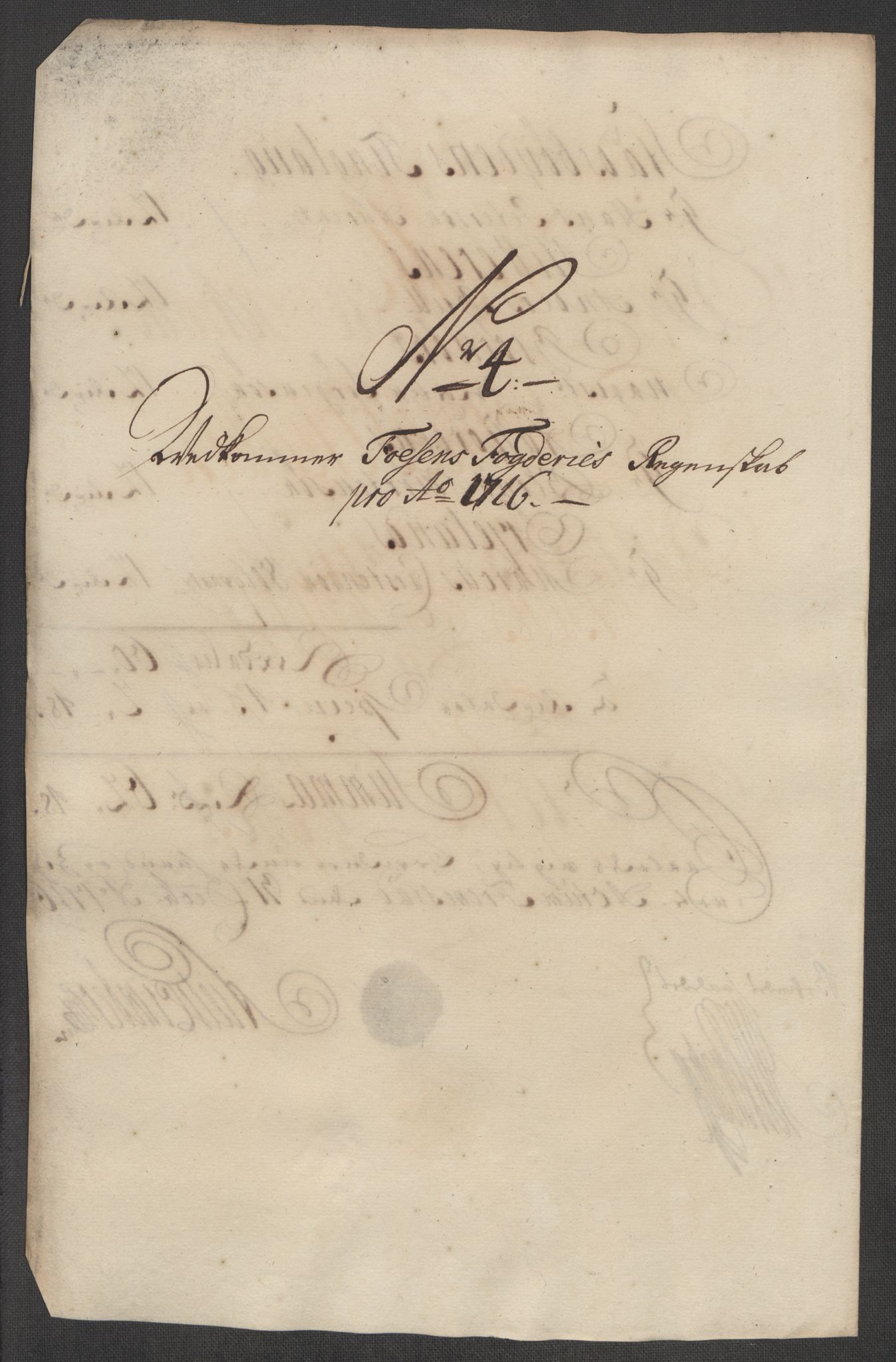 Rentekammeret inntil 1814, Reviderte regnskaper, Fogderegnskap, RA/EA-4092/R57/L3864: Fogderegnskap Fosen, 1716, s. 92