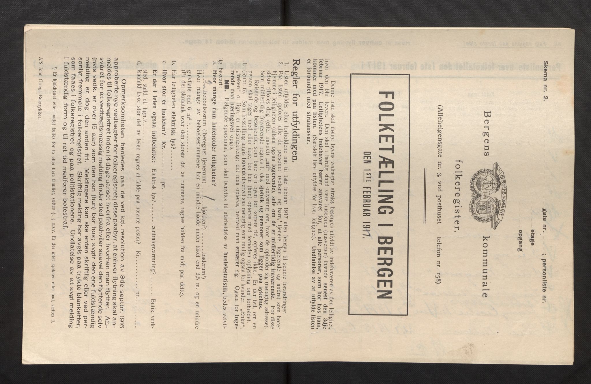 SAB, Kommunal folketelling 1917 for Bergen kjøpstad, 1917, s. 10088