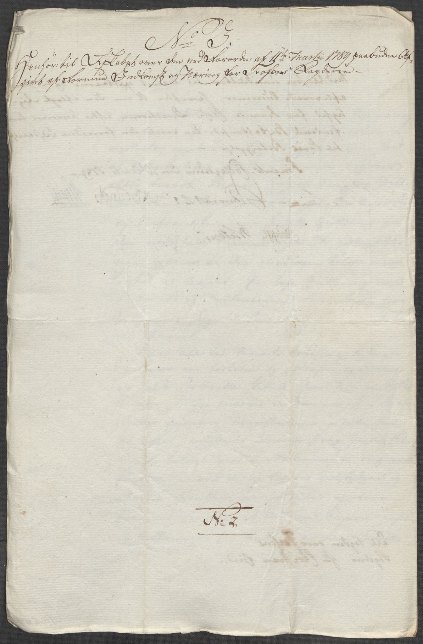Rentekammeret inntil 1814, Reviderte regnskaper, Mindre regnskaper, RA/EA-4068/Rf/Rfe/L0009: Fredrikstad. Fosen fogderi, 1789, s. 318