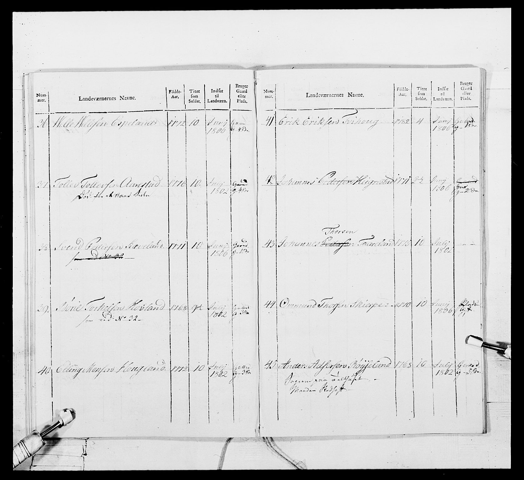 Generalitets- og kommissariatskollegiet, Det kongelige norske kommissariatskollegium, AV/RA-EA-5420/E/Eh/L0111: Vesterlenske nasjonale infanteriregiment, 1810, s. 525