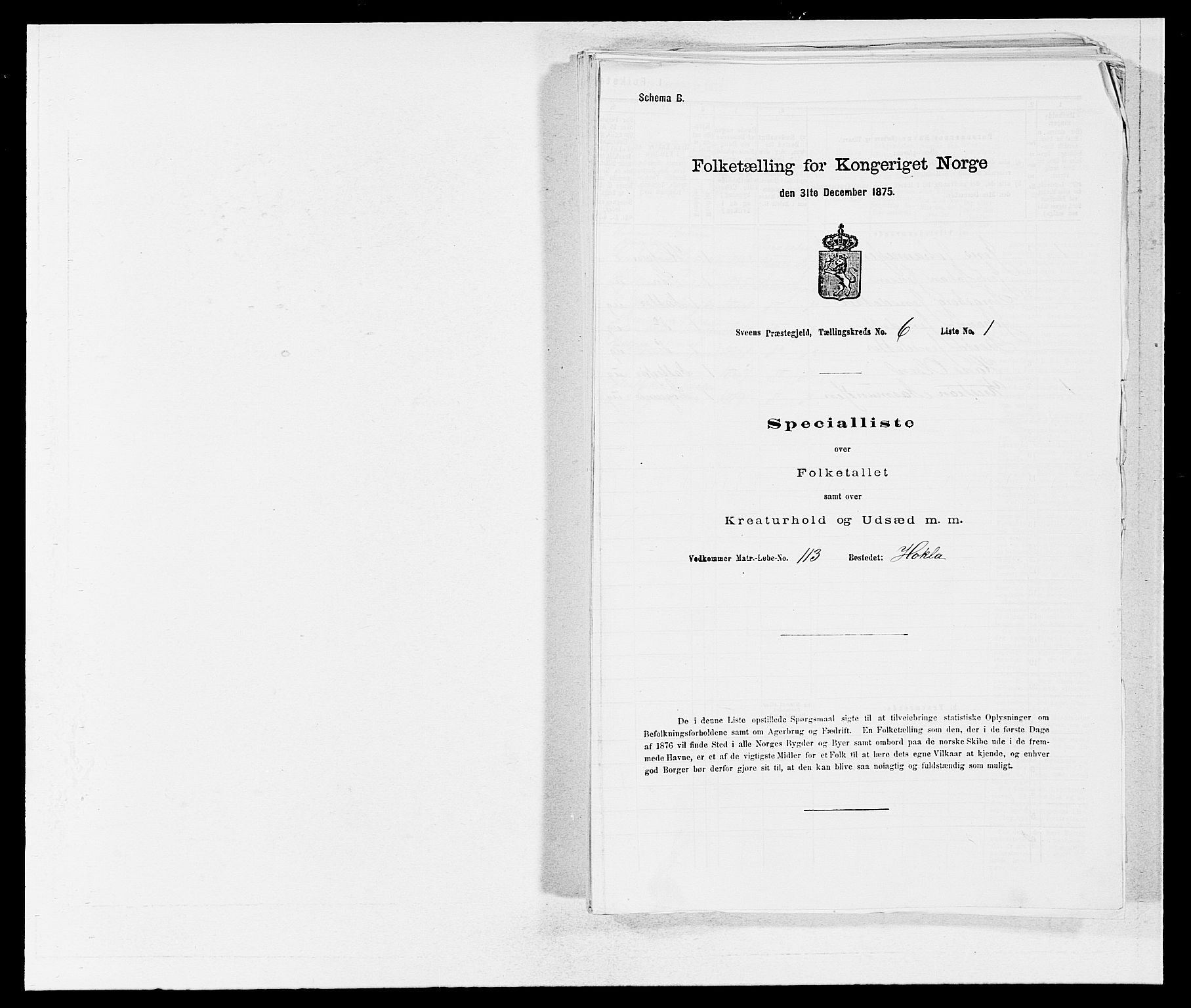 SAB, Folketelling 1875 for 1216P Sveio prestegjeld, 1875, s. 623