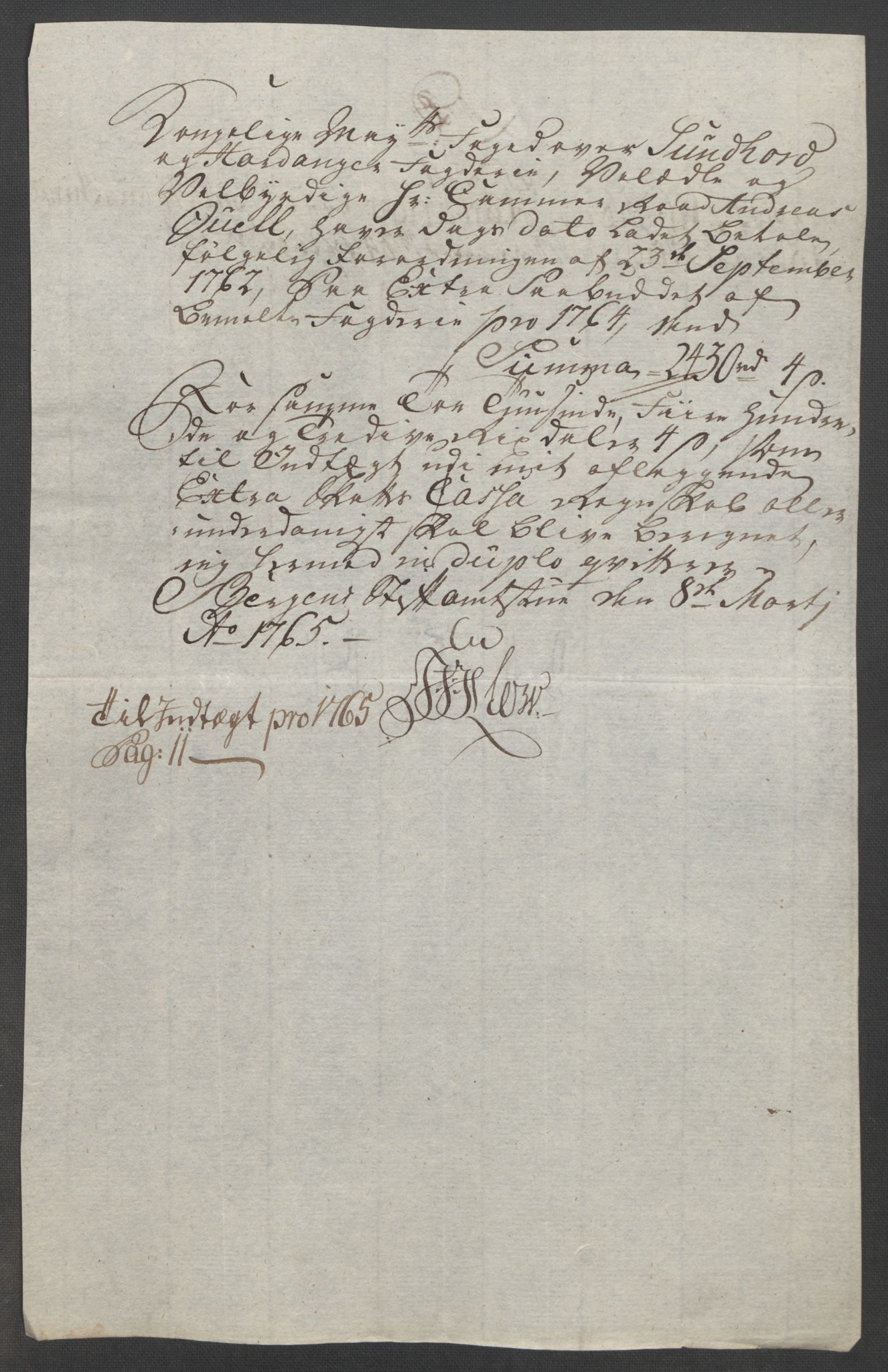 Rentekammeret inntil 1814, Reviderte regnskaper, Fogderegnskap, AV/RA-EA-4092/R48/L3136: Ekstraskatten Sunnhordland og Hardanger, 1762-1772, s. 80