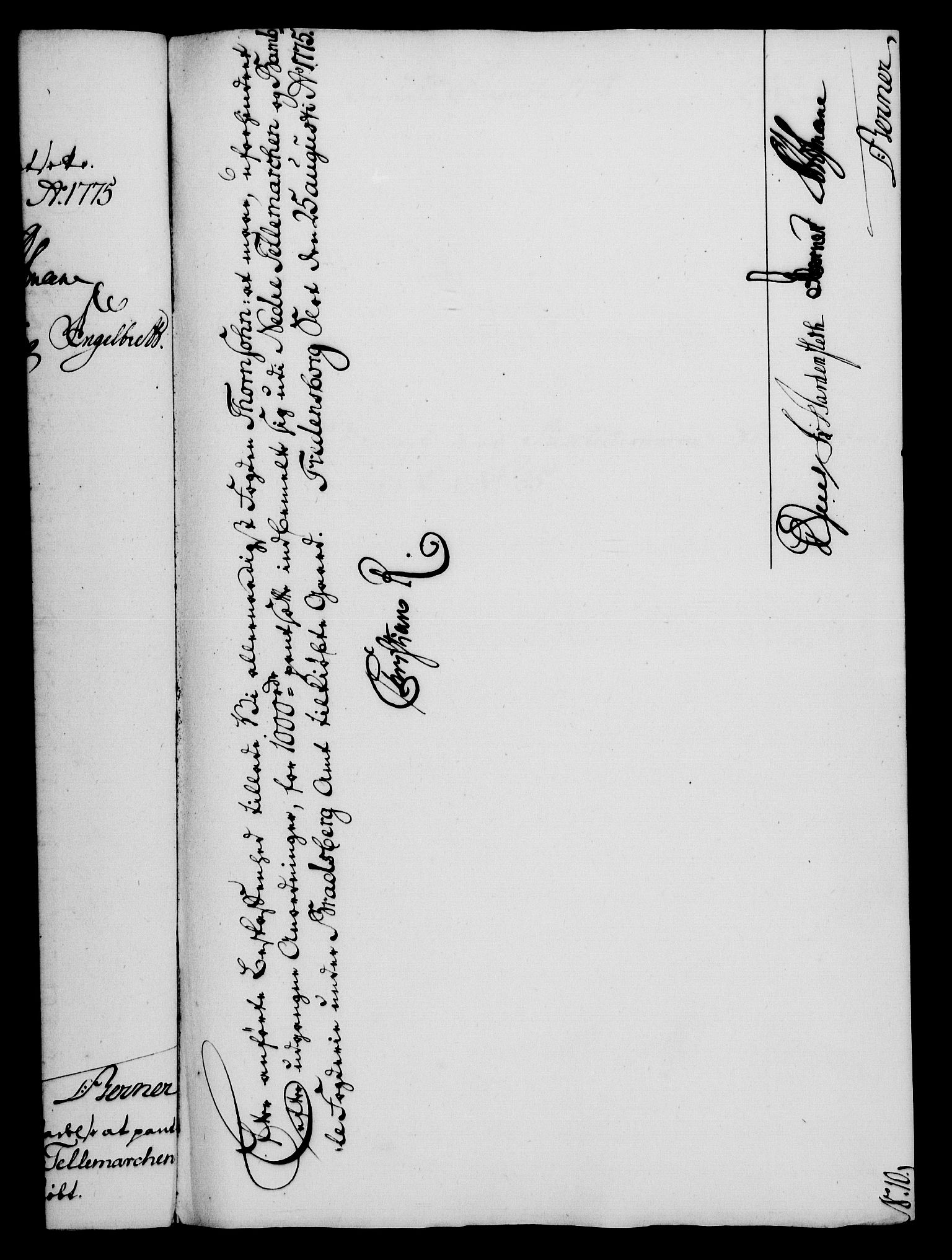 Rentekammeret, Kammerkanselliet, RA/EA-3111/G/Gf/Gfa/L0057: Norsk relasjons- og resolusjonsprotokoll (merket RK 52.57), 1775, s. 149