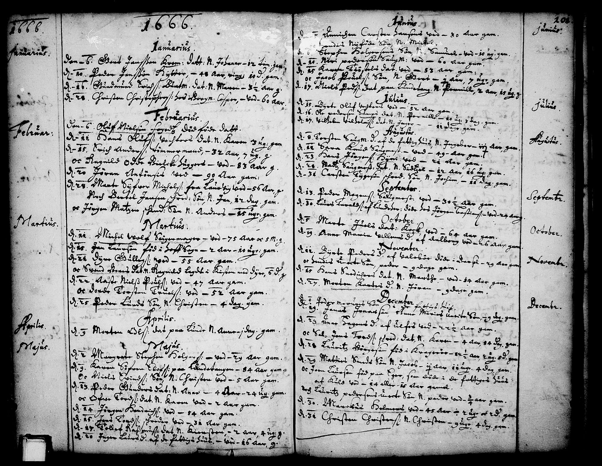 Skien kirkebøker, AV/SAKO-A-302/F/Fa/L0001: Ministerialbok nr. 1, 1659-1679, s. 101
