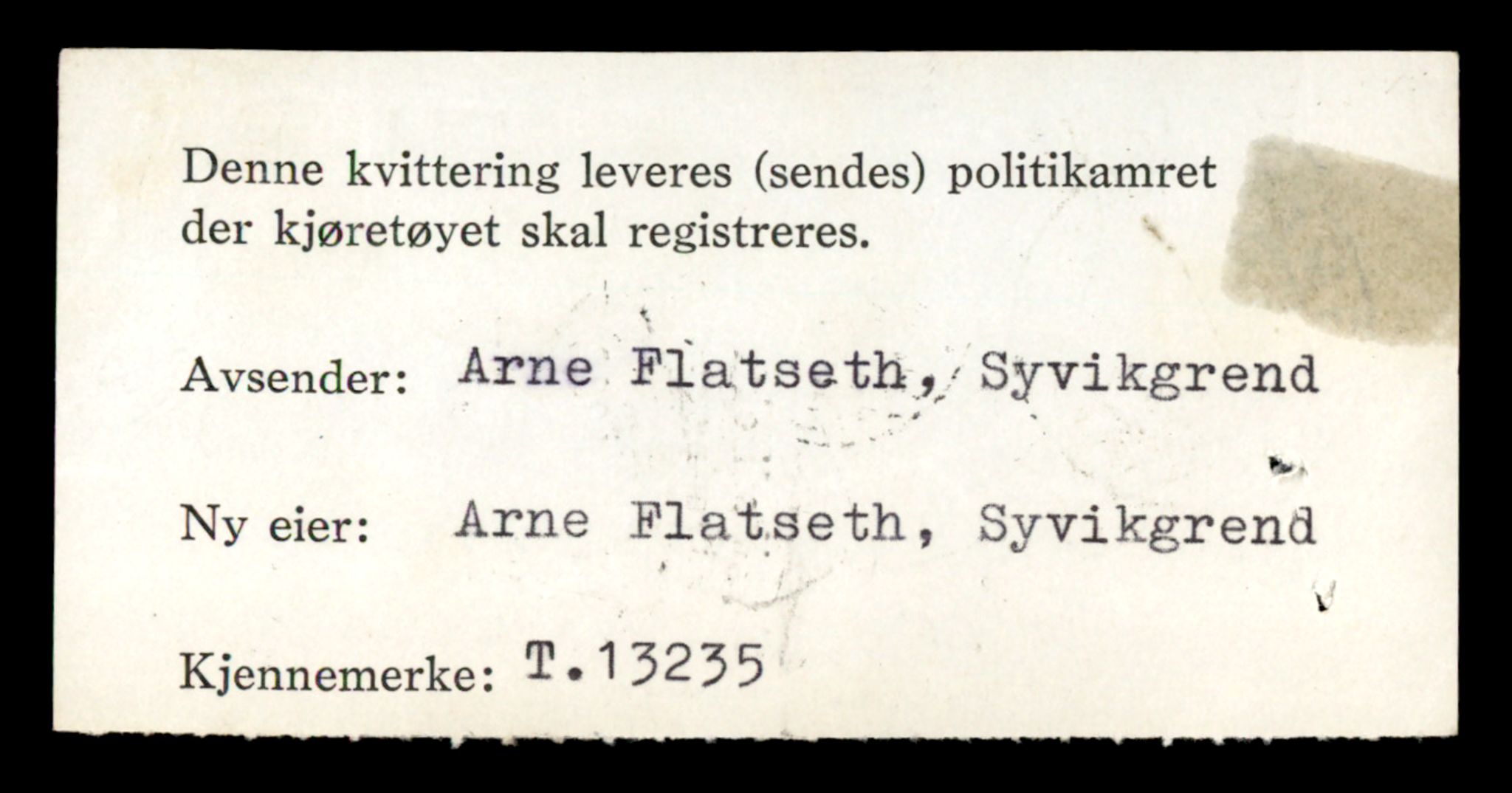 Møre og Romsdal vegkontor - Ålesund trafikkstasjon, AV/SAT-A-4099/F/Fe/L0038: Registreringskort for kjøretøy T 13180 - T 13360, 1927-1998, s. 972