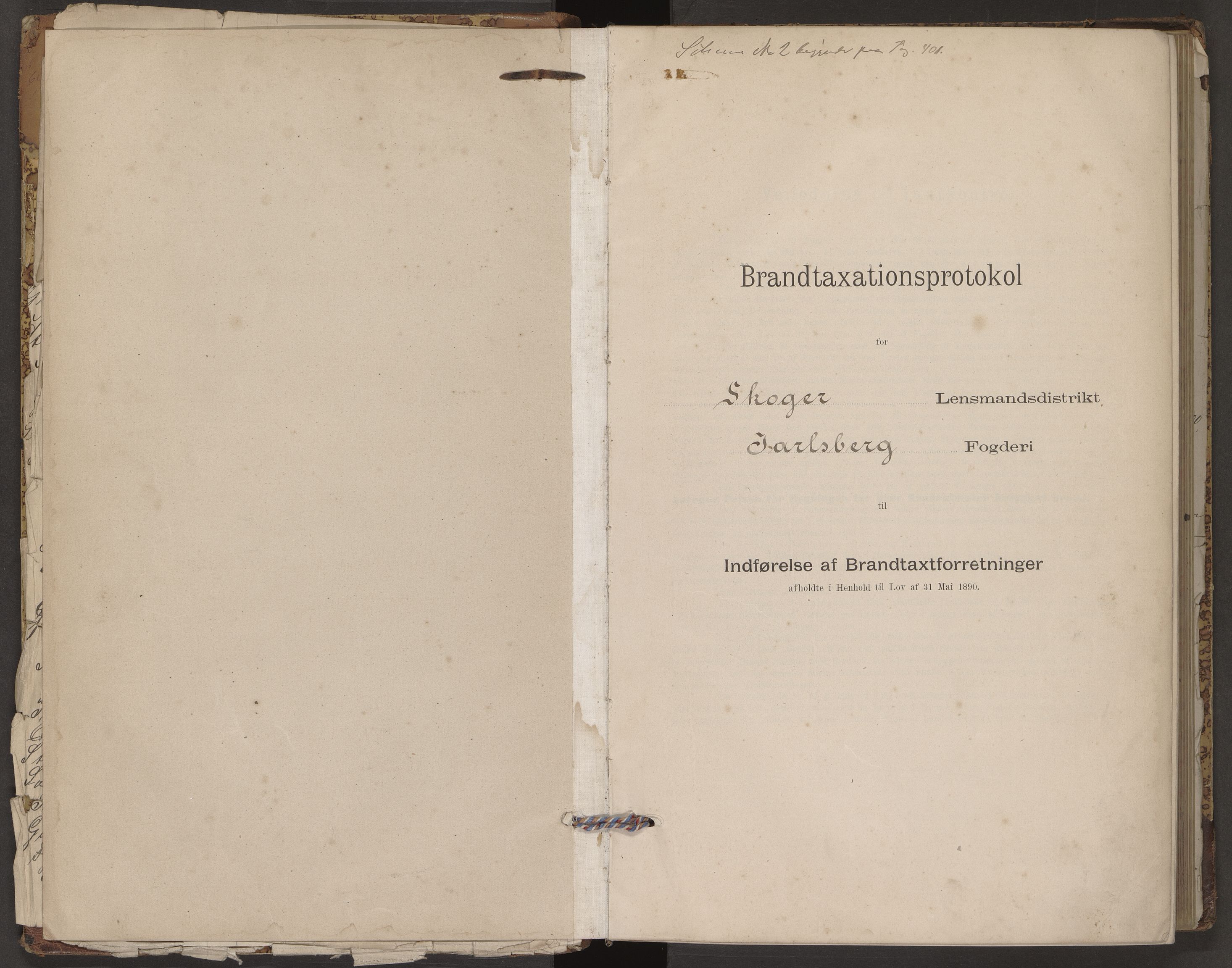 Skoger lensmannskontor, AV/SAKO-A-548/Y/Yi/Yib/L0001: Skjematakstprotokoll, 1894-1906