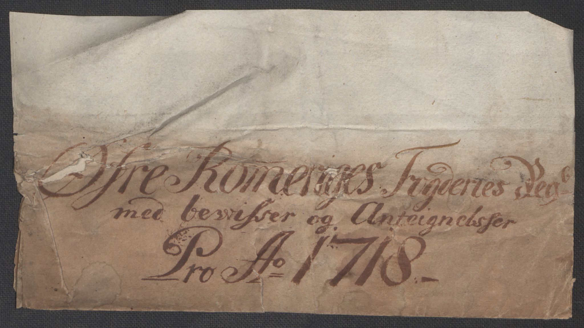 Rentekammeret inntil 1814, Reviderte regnskaper, Fogderegnskap, RA/EA-4092/R12/L0727: Fogderegnskap Øvre Romerike, 1718, s. 3