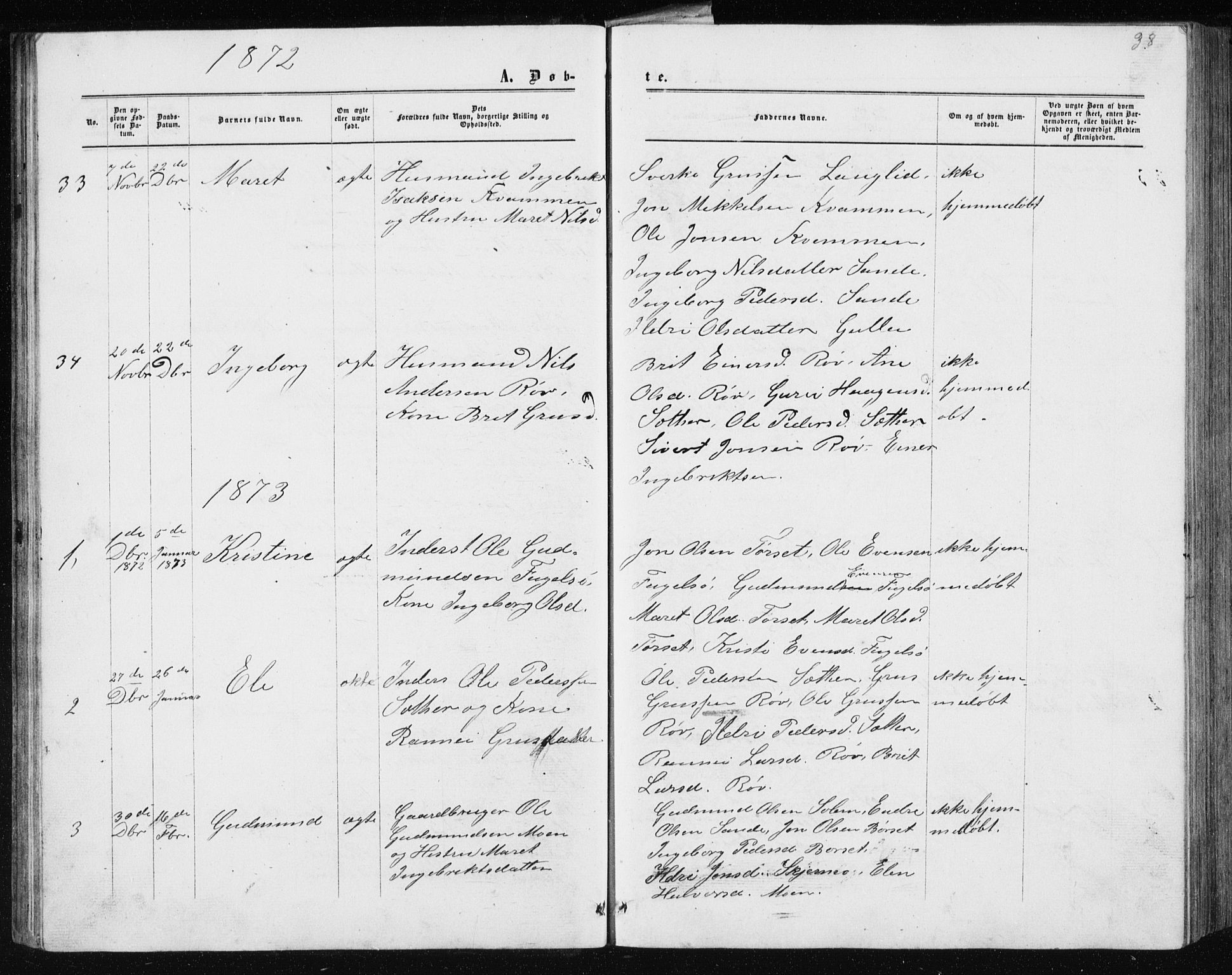 Ministerialprotokoller, klokkerbøker og fødselsregistre - Møre og Romsdal, AV/SAT-A-1454/597/L1064: Klokkerbok nr. 597C01, 1866-1898, s. 38